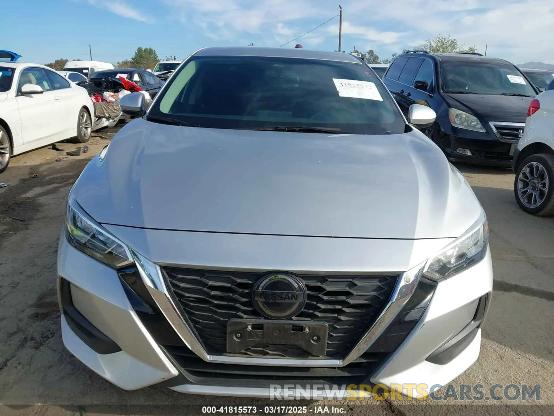 13 fotografías del automóvil dañado 3N1AB8BV5MY295262 NISSAN SENTRA 2021