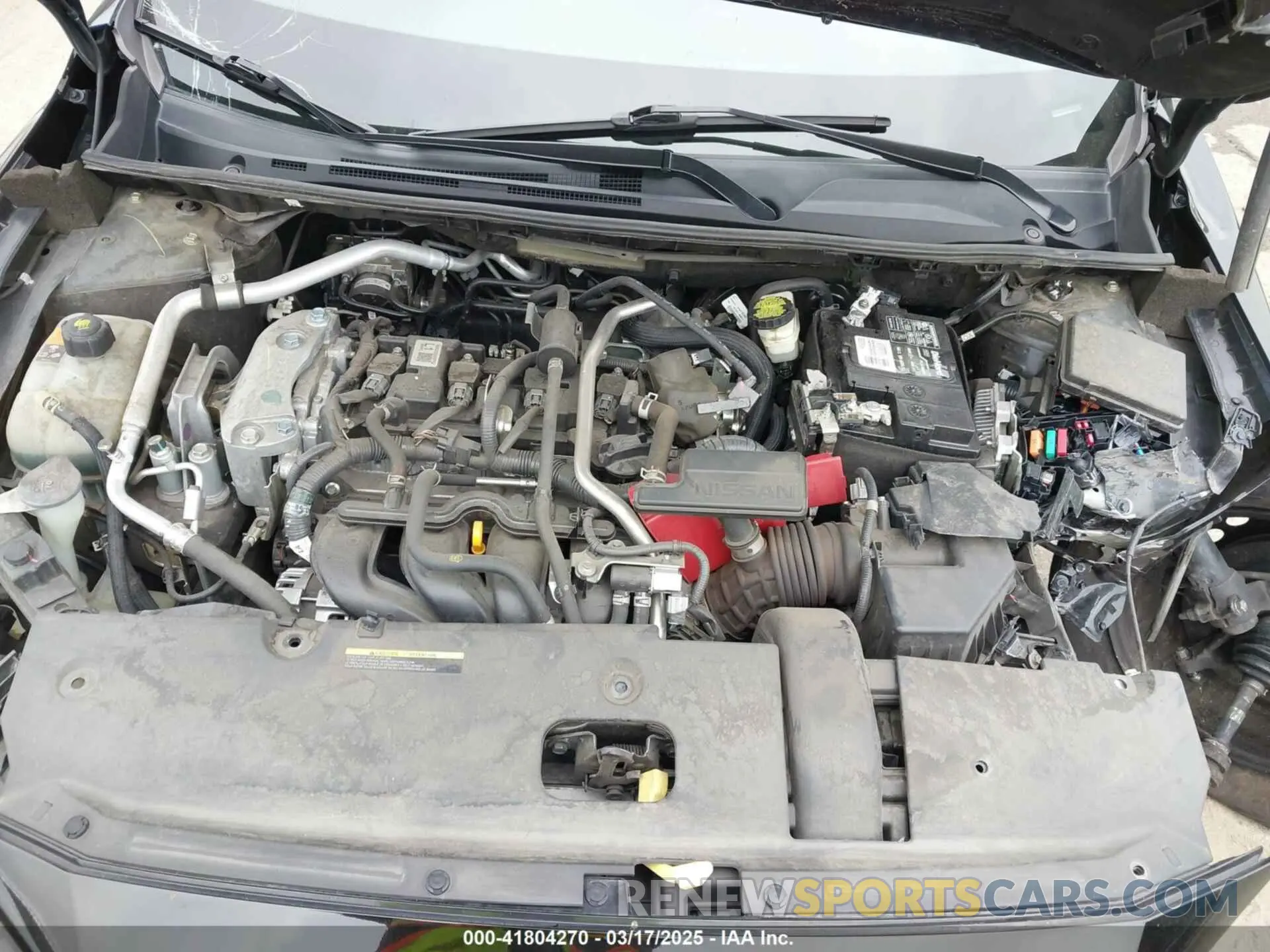 10 fotografías del automóvil dañado 3N1AB8BV5MY303067 NISSAN SENTRA 2021