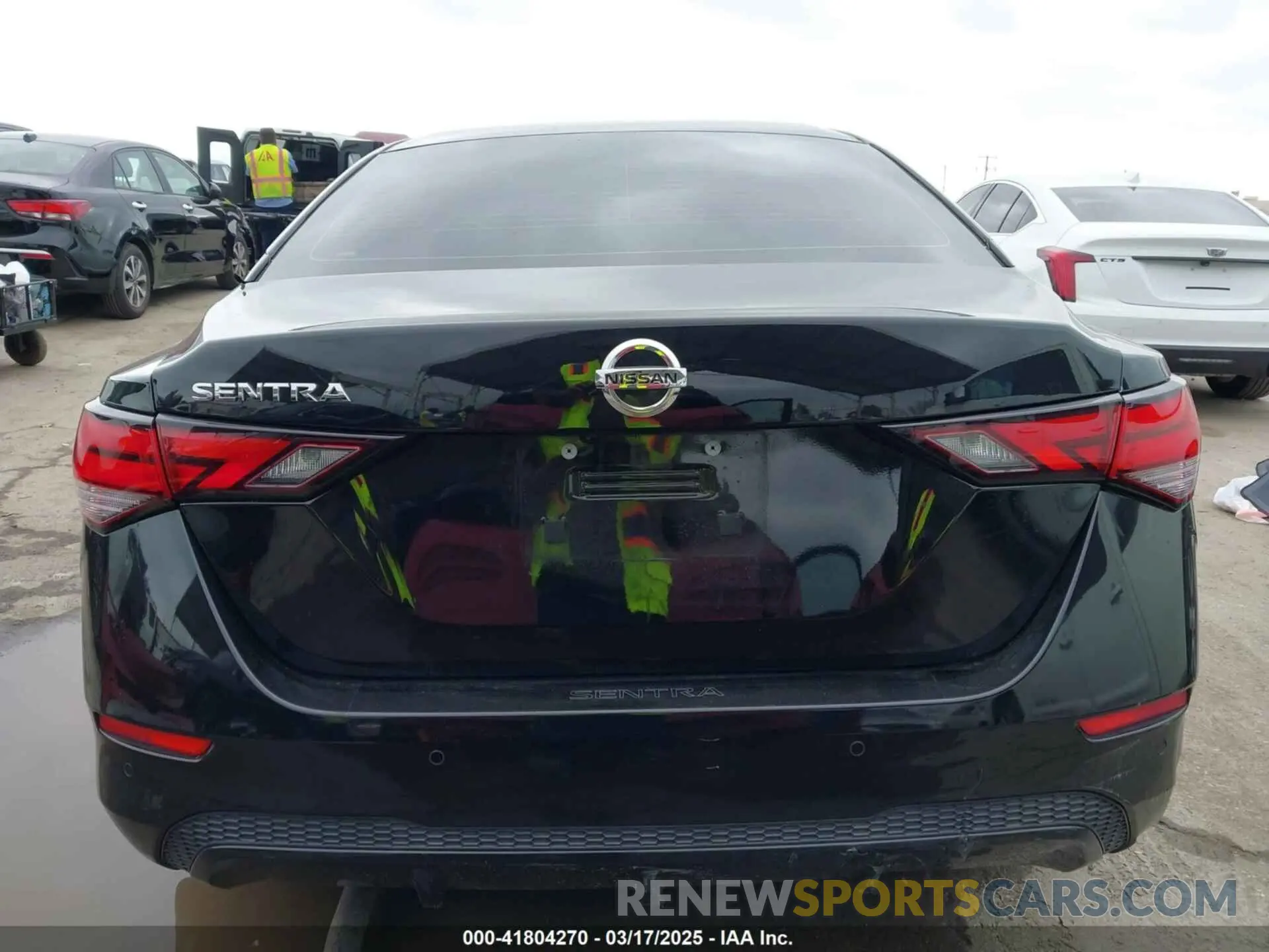 15 fotografías del automóvil dañado 3N1AB8BV5MY303067 NISSAN SENTRA 2021