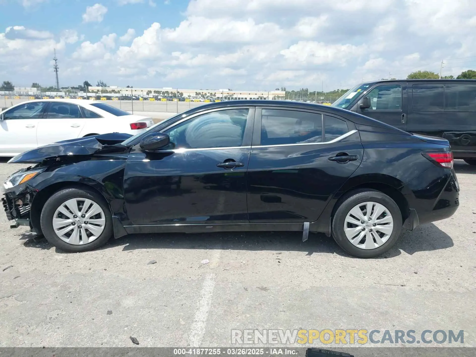 15 fotografías del automóvil dañado 3N1AB8BV6MY280639 NISSAN SENTRA 2021