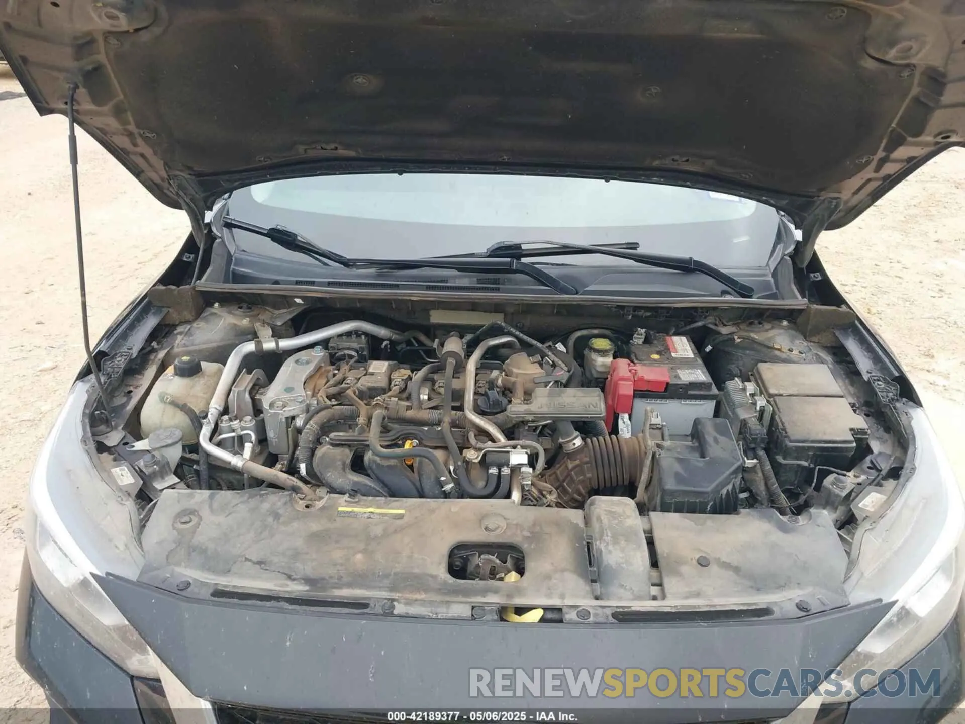 10 fotografías del automóvil dañado 3N1AB8BV6MY291995 NISSAN SENTRA 2021