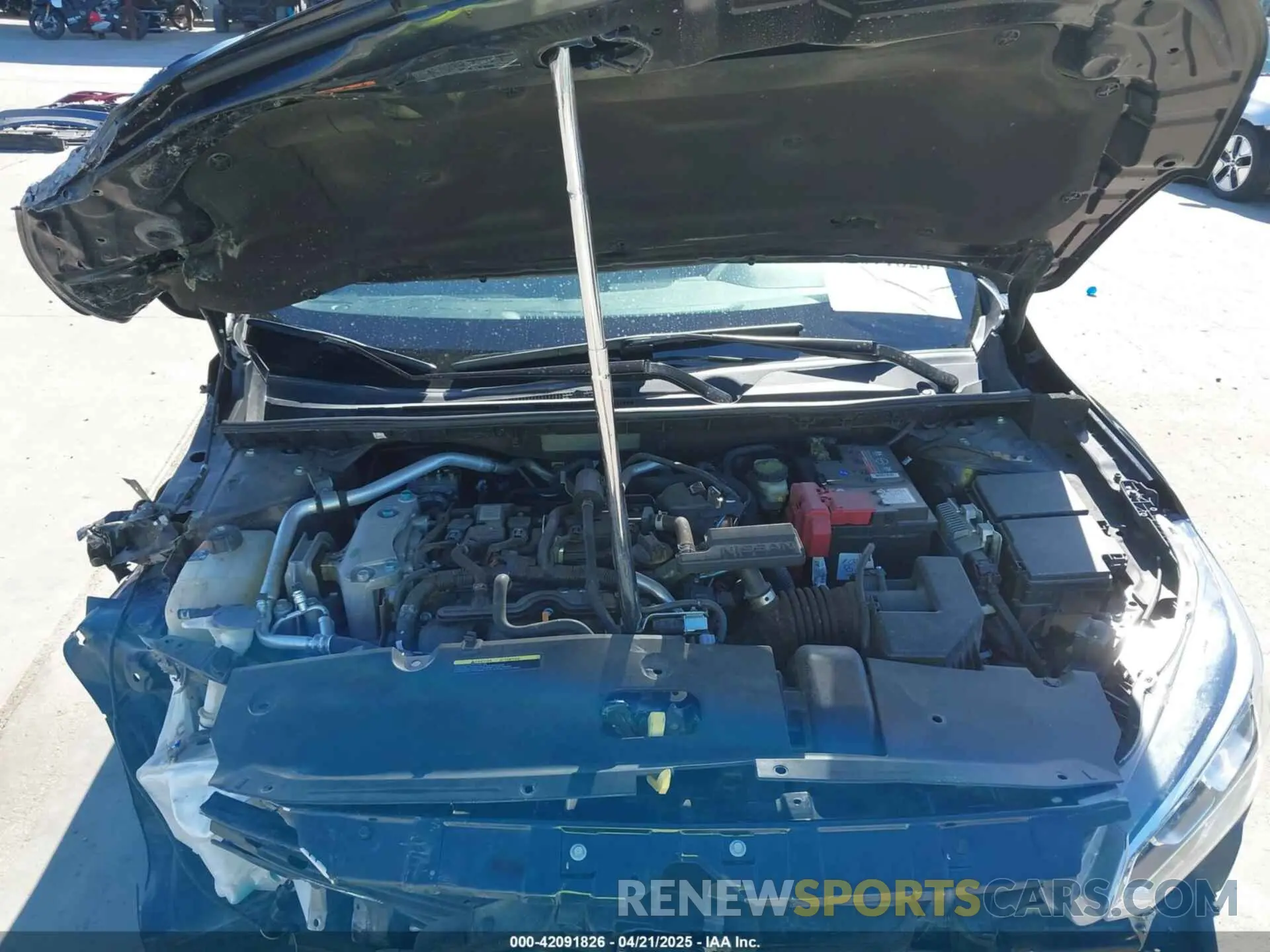 10 fotografías del automóvil dañado 3N1AB8BV7MY210986 NISSAN SENTRA 2021