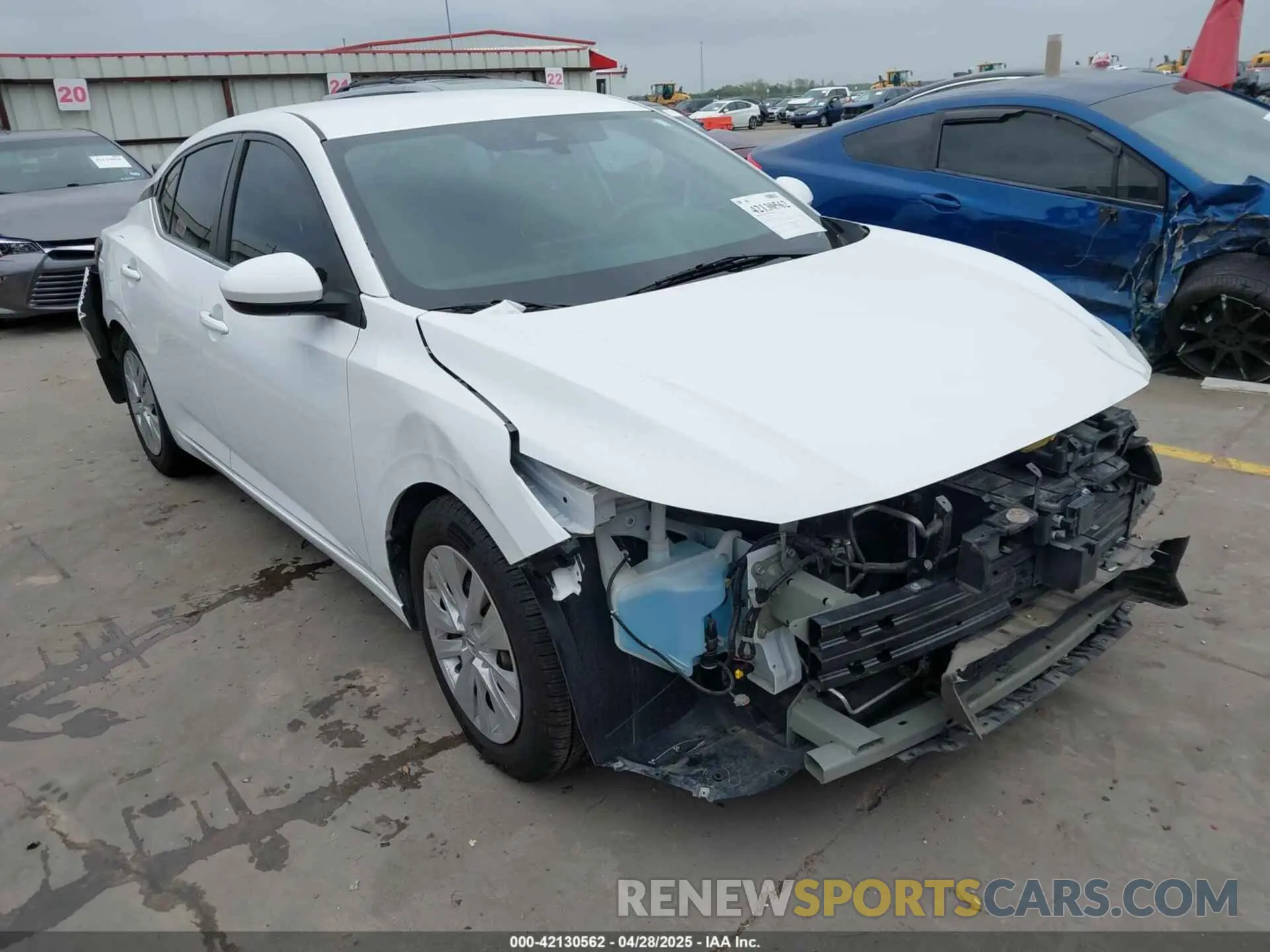 1 fotografías del automóvil dañado 3N1AB8BV7MY230137 NISSAN SENTRA 2021