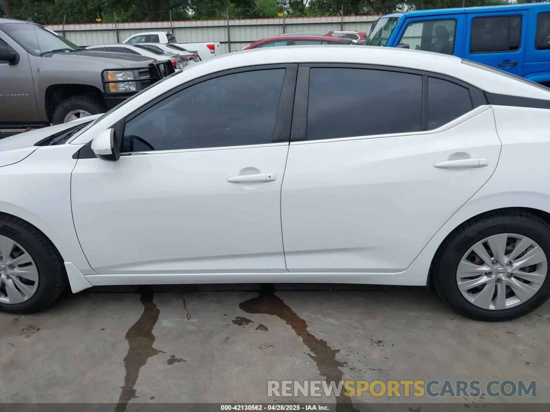 15 fotografías del automóvil dañado 3N1AB8BV7MY230137 NISSAN SENTRA 2021