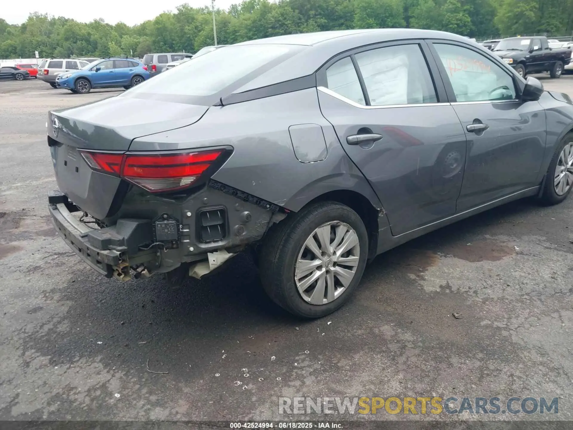 4 fotografías del automóvil dañado 3N1AB8BV7MY232843 NISSAN SENTRA 2021