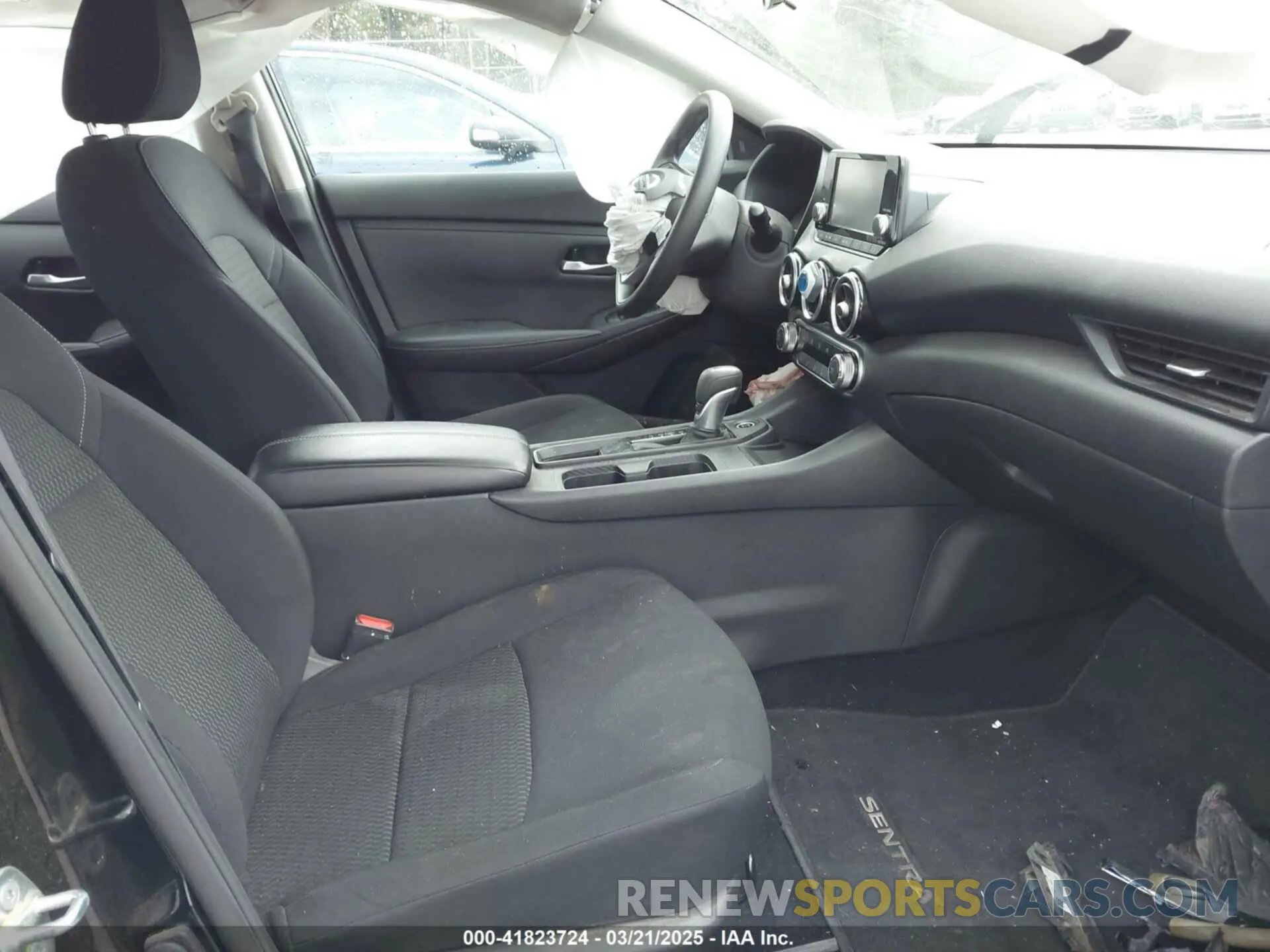 5 fotografías del automóvil dañado 3N1AB8BV7MY296848 NISSAN SENTRA 2021