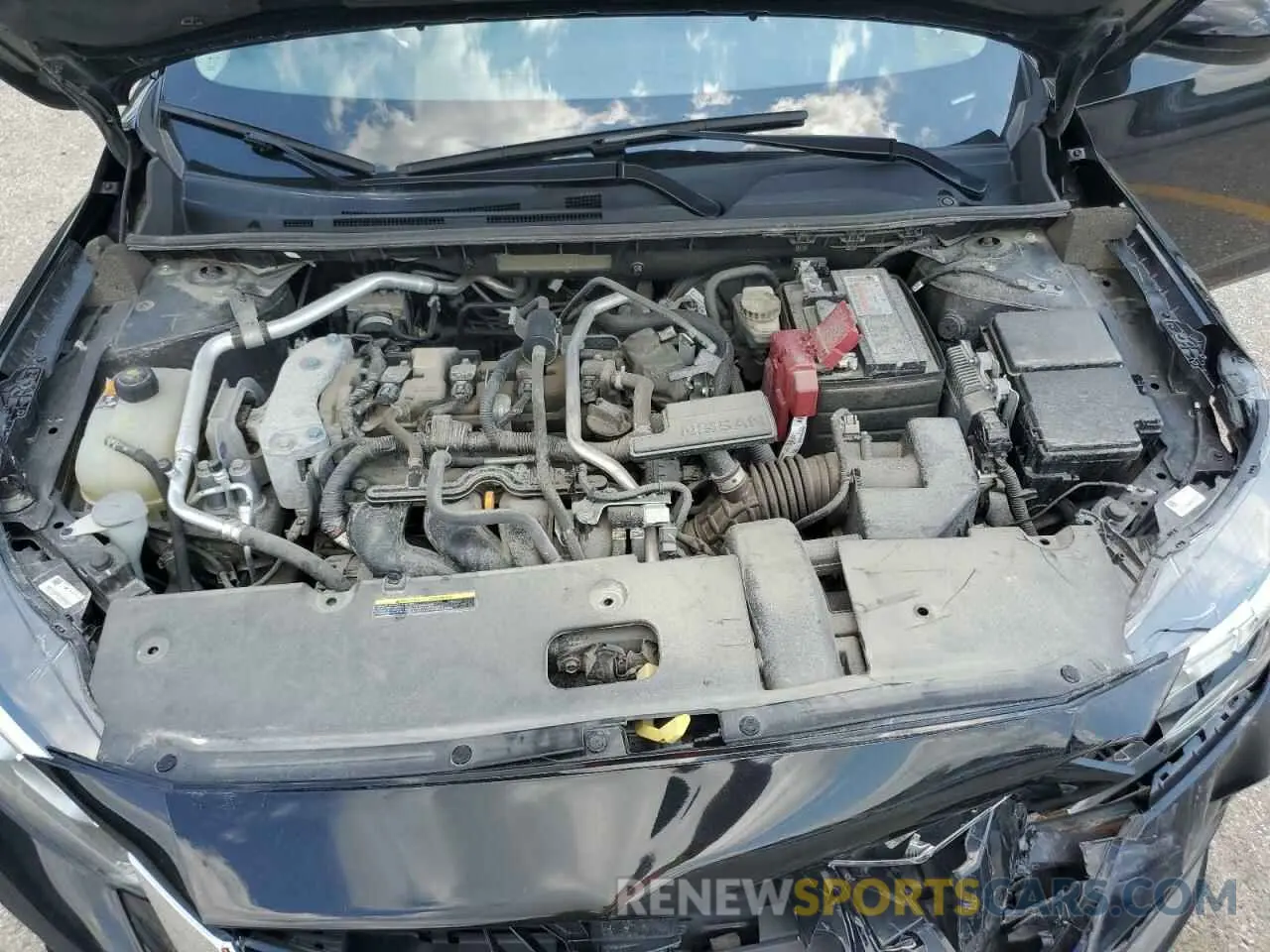11 fotografías del automóvil dañado 3N1AB8BV8MY230664 NISSAN SENTRA 2021