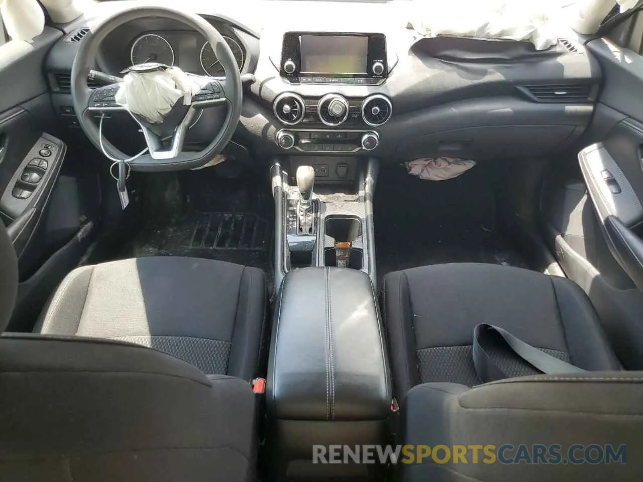 8 fotografías del automóvil dañado 3N1AB8BV8MY230664 NISSAN SENTRA 2021