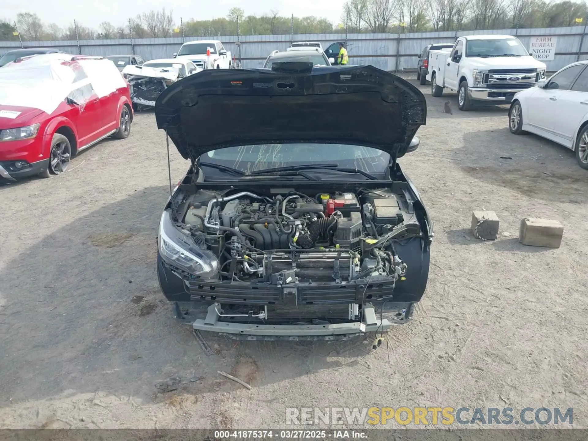 10 fotografías del automóvil dañado 3N1AB8BV8MY325919 NISSAN SENTRA 2021