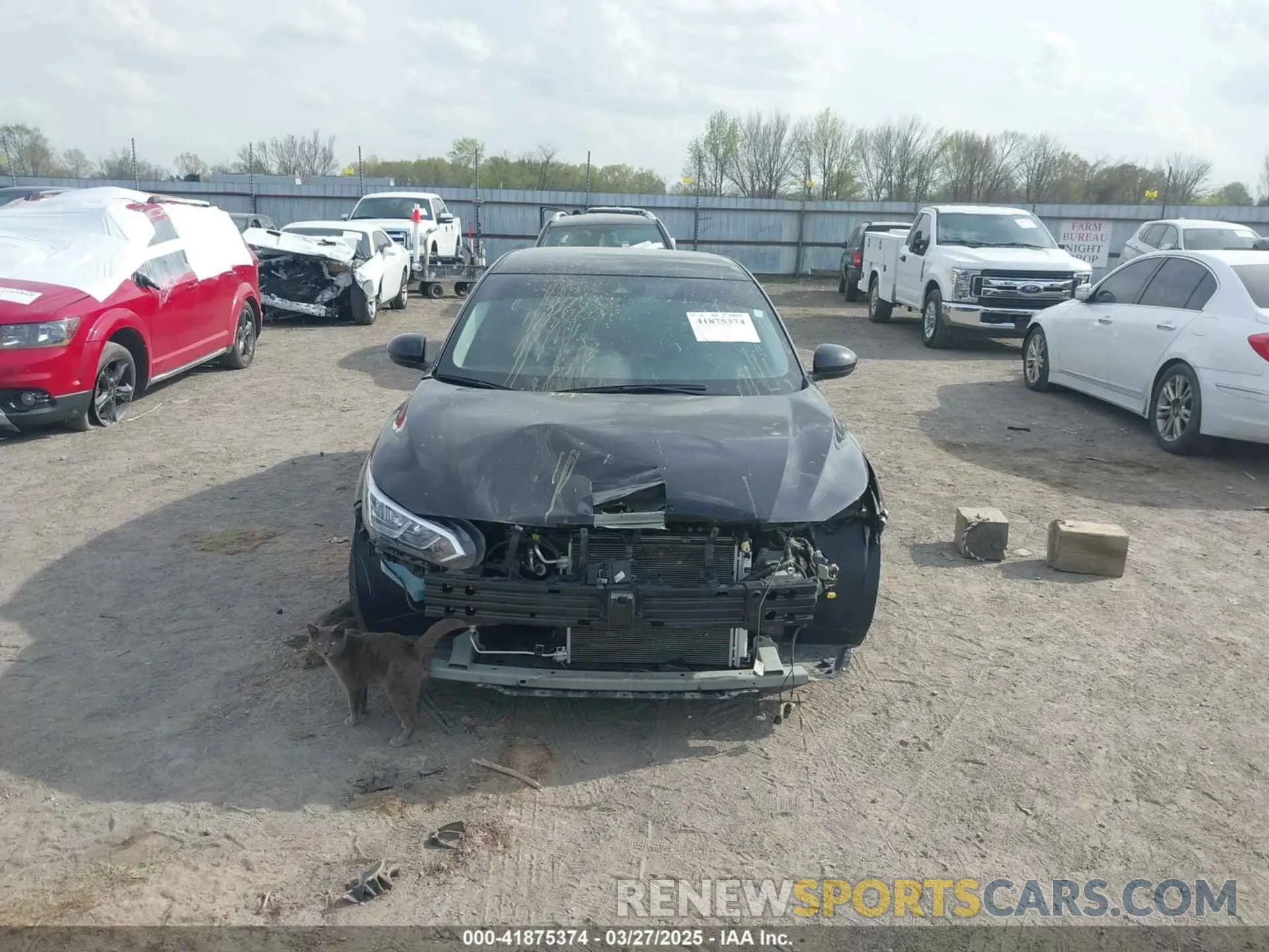 12 fotografías del automóvil dañado 3N1AB8BV8MY325919 NISSAN SENTRA 2021