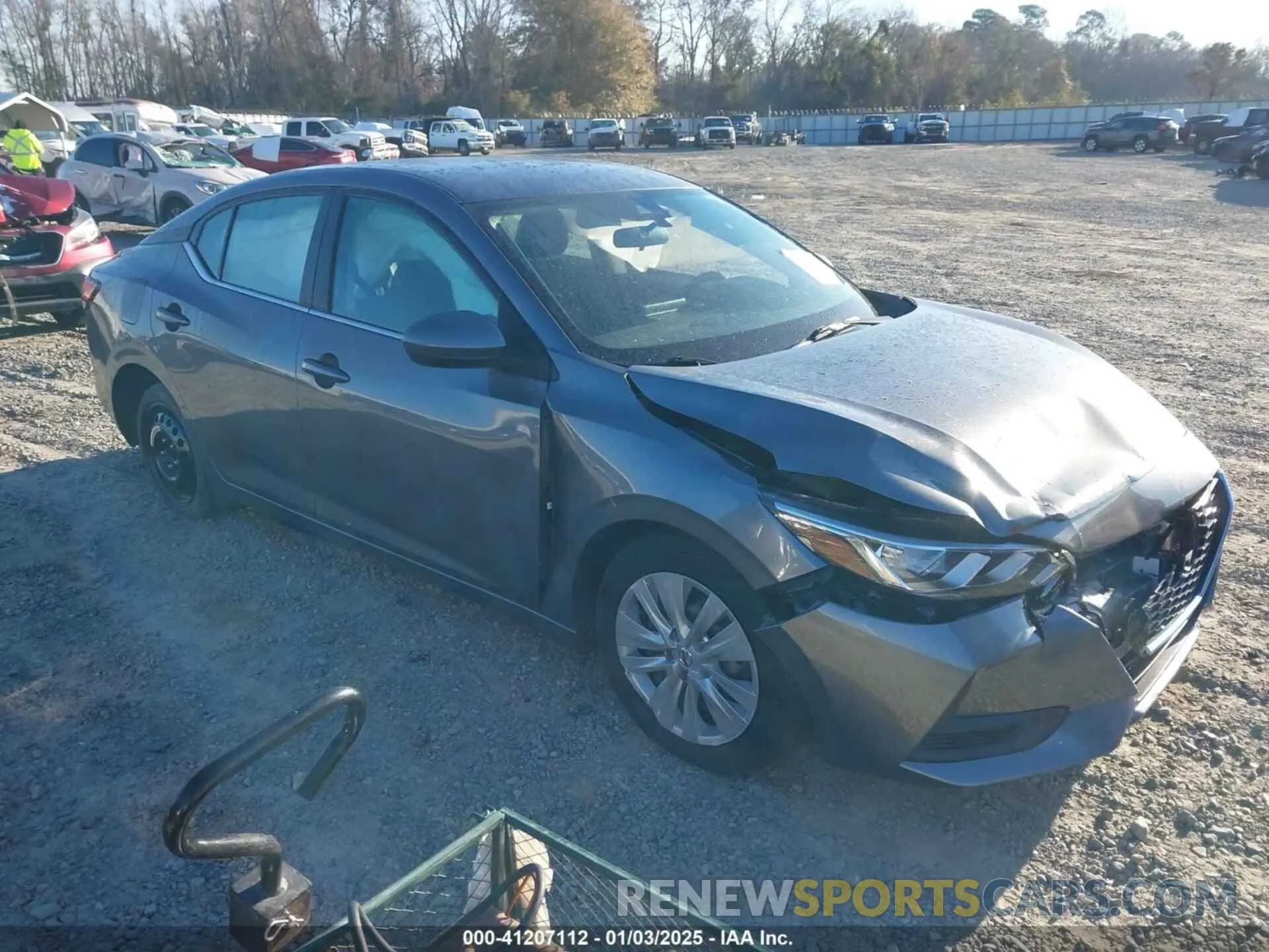 1 fotografías del automóvil dañado 3N1AB8BVXMY234506 NISSAN SENTRA 2021