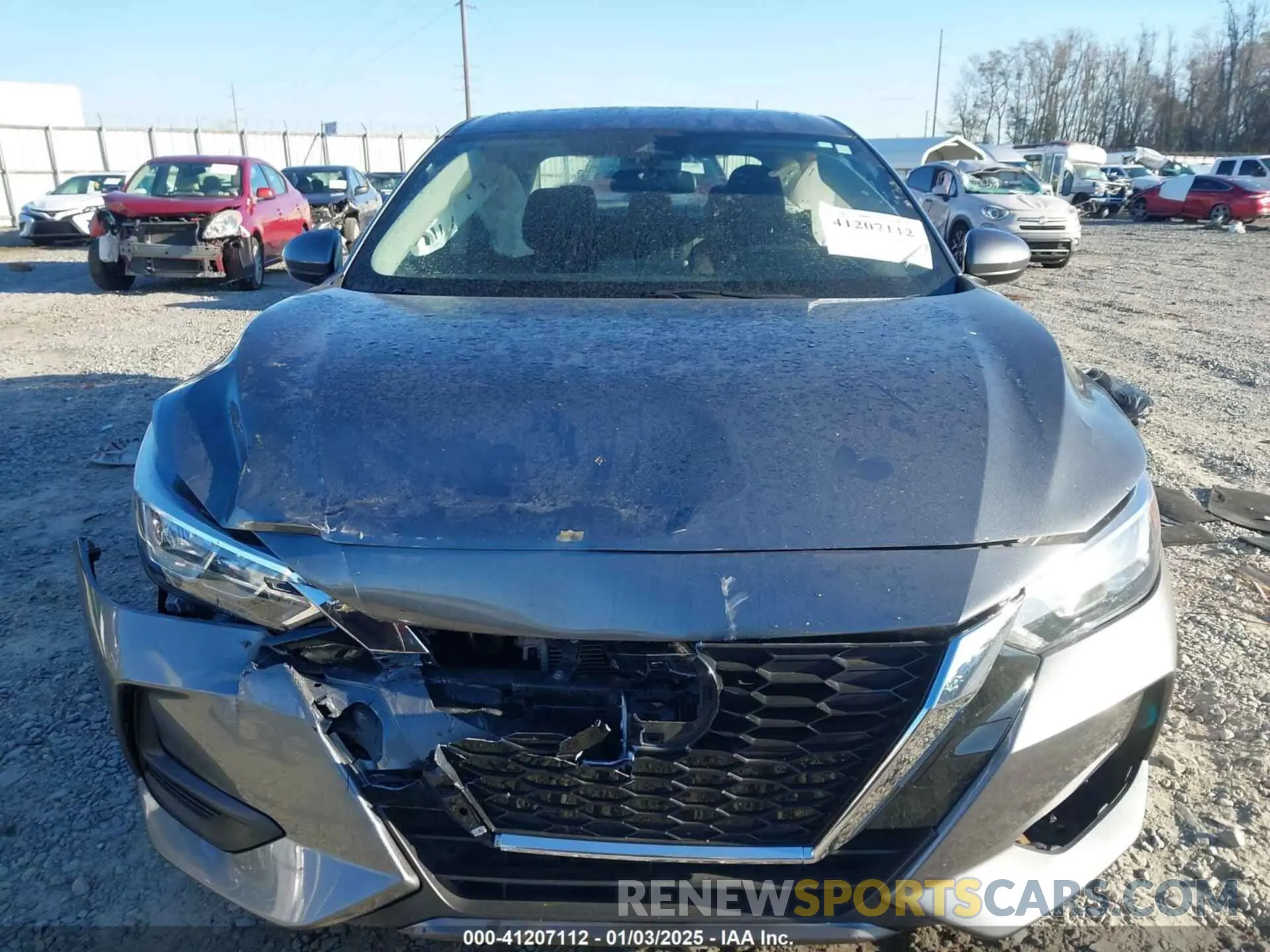 12 fotografías del automóvil dañado 3N1AB8BVXMY234506 NISSAN SENTRA 2021