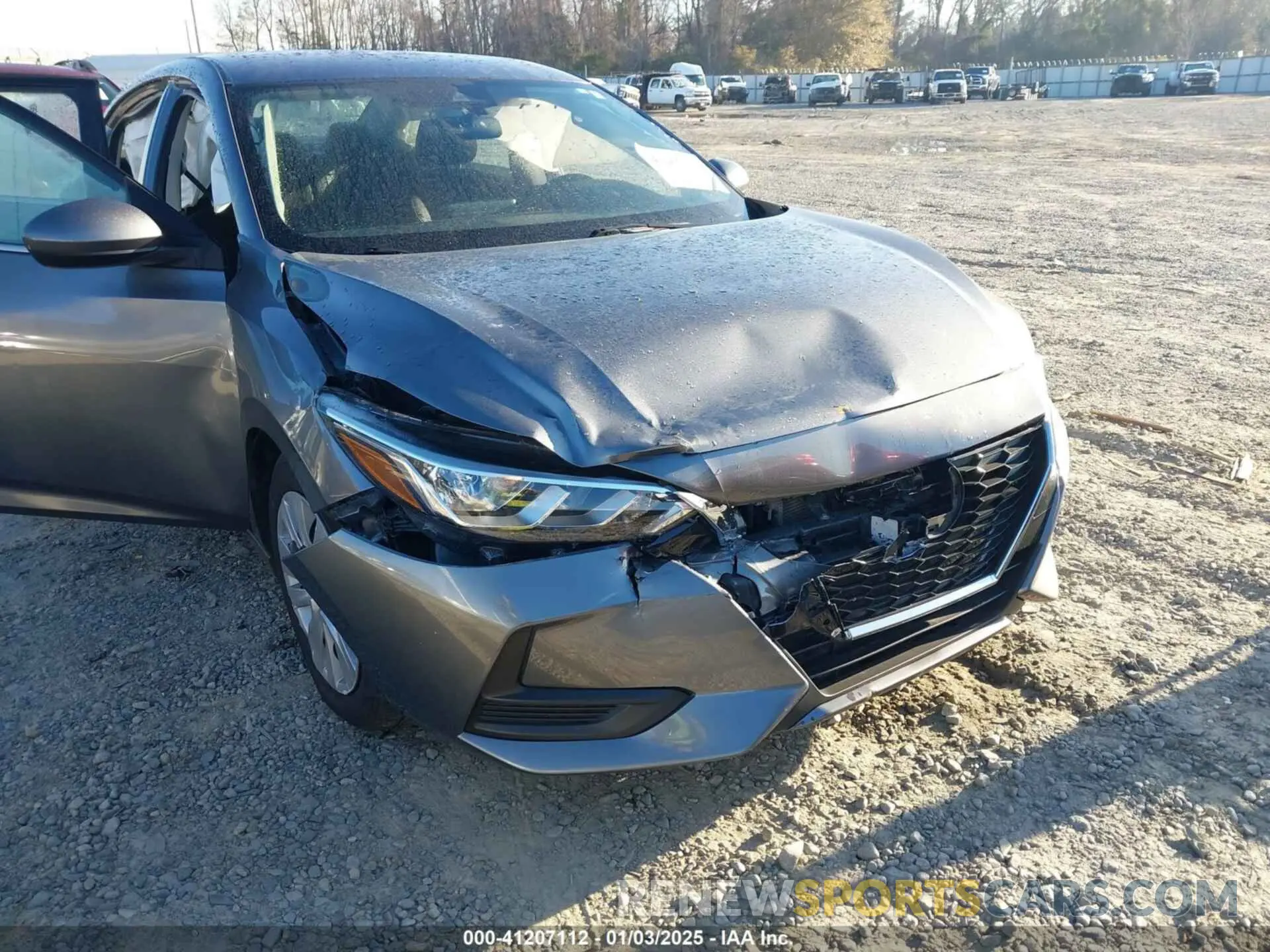 6 fotografías del automóvil dañado 3N1AB8BVXMY234506 NISSAN SENTRA 2021