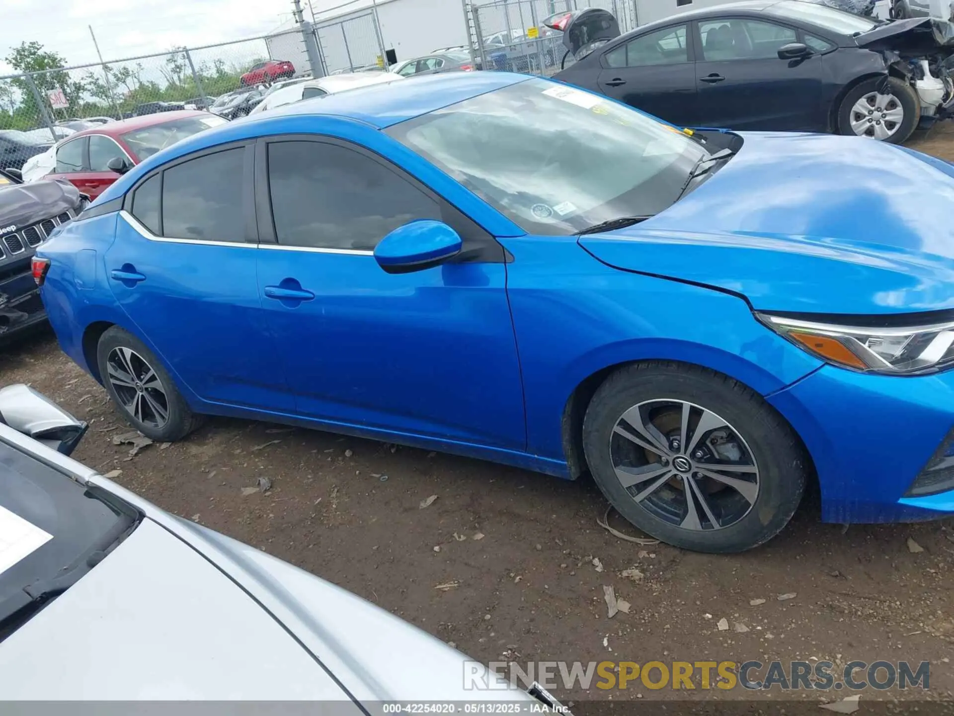 13 fotografías del automóvil dañado 3N1AB8CV0MY210293 NISSAN SENTRA 2021