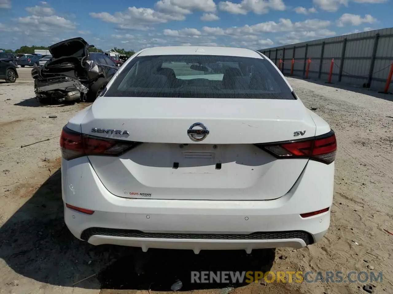 6 fotografías del automóvil dañado 3N1AB8CV0MY224159 NISSAN SENTRA 2021