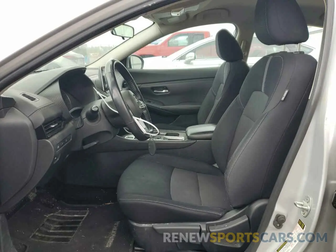 7 fotografías del automóvil dañado 3N1AB8CV0MY240975 NISSAN SENTRA 2021