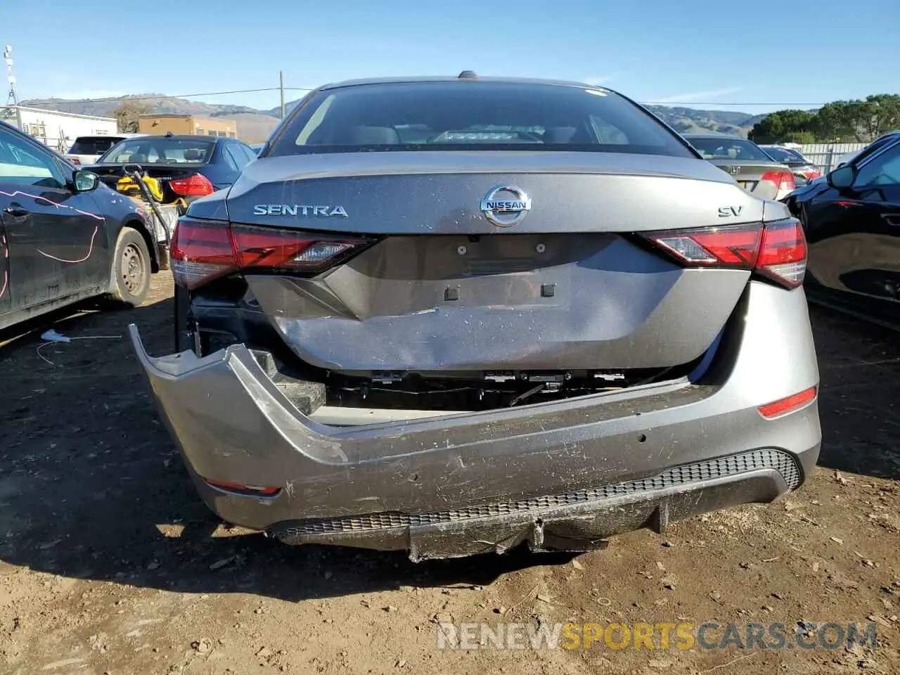 6 fotografías del automóvil dañado 3N1AB8CV0MY286452 NISSAN SENTRA 2021