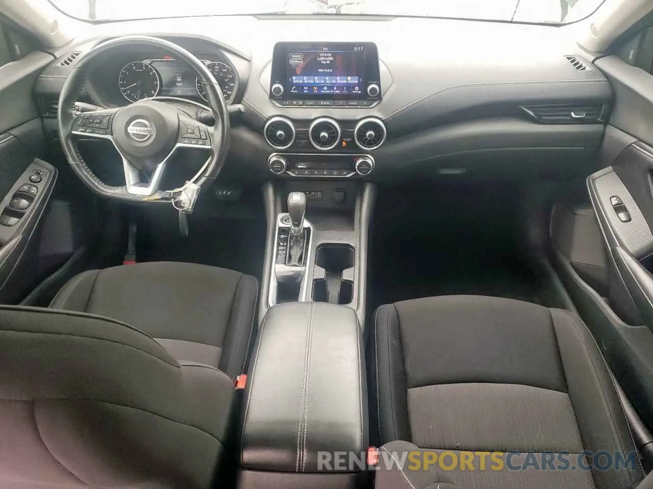 8 fotografías del automóvil dañado 3N1AB8CV0MY297208 NISSAN SENTRA 2021