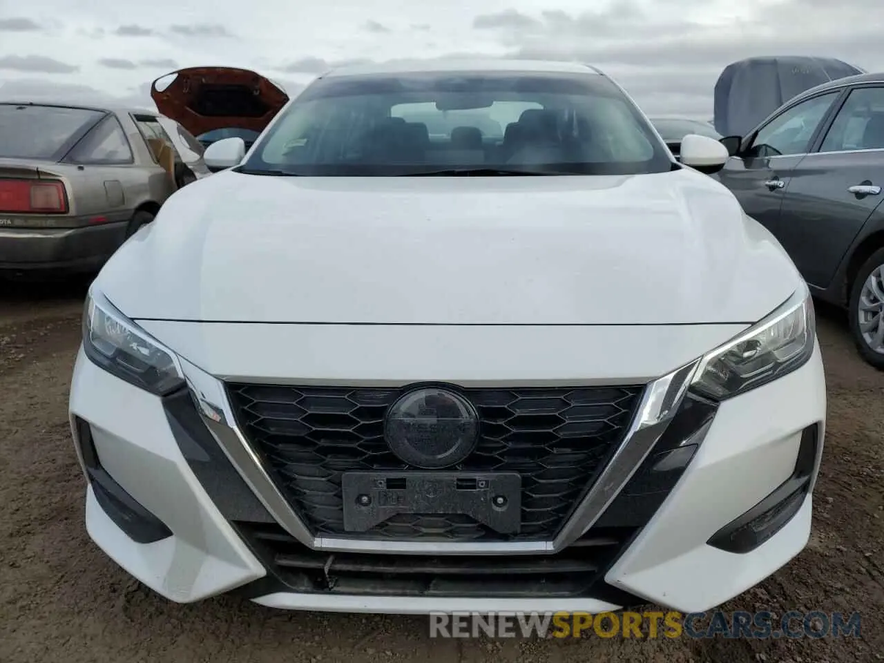 5 fotografías del automóvil dañado 3N1AB8CV0MY316274 NISSAN SENTRA 2021