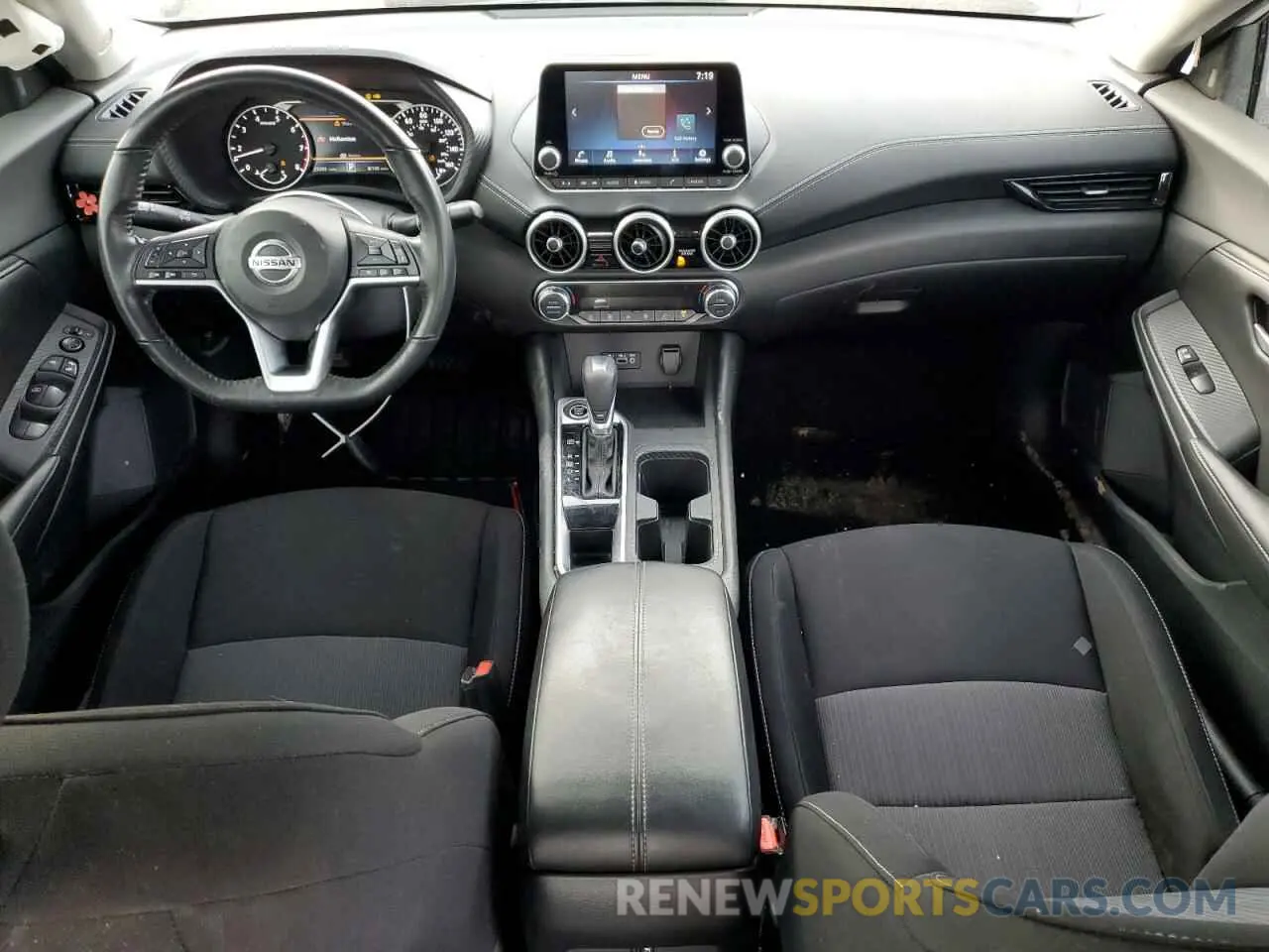 8 fotografías del automóvil dañado 3N1AB8CV0MY316274 NISSAN SENTRA 2021