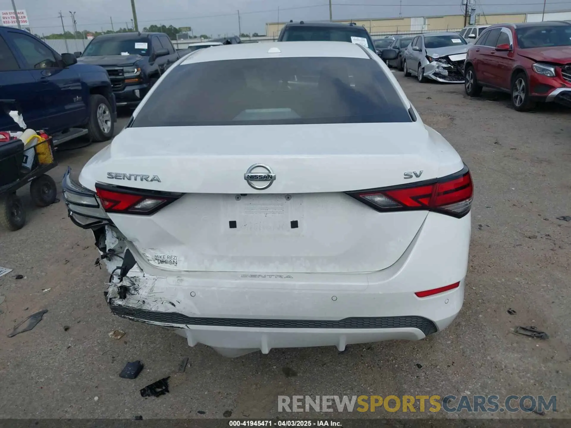16 fotografías del automóvil dañado 3N1AB8CV0MY325752 NISSAN SENTRA 2021