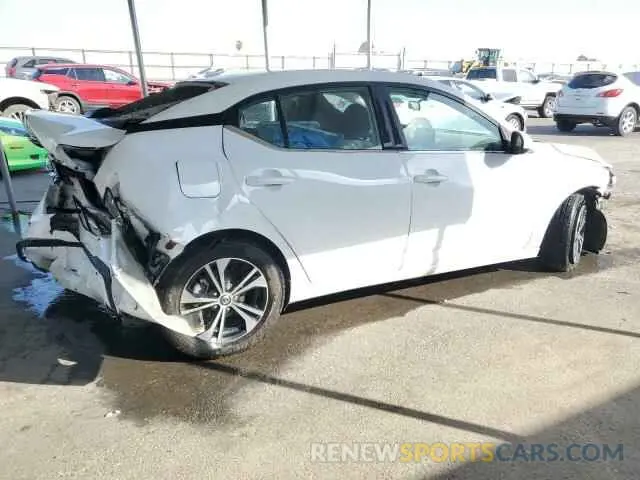 3 fotografías del automóvil dañado 3N1AB8CV1MY206916 NISSAN SENTRA 2021