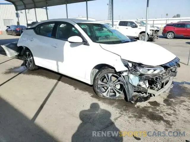 4 fotografías del automóvil dañado 3N1AB8CV1MY206916 NISSAN SENTRA 2021