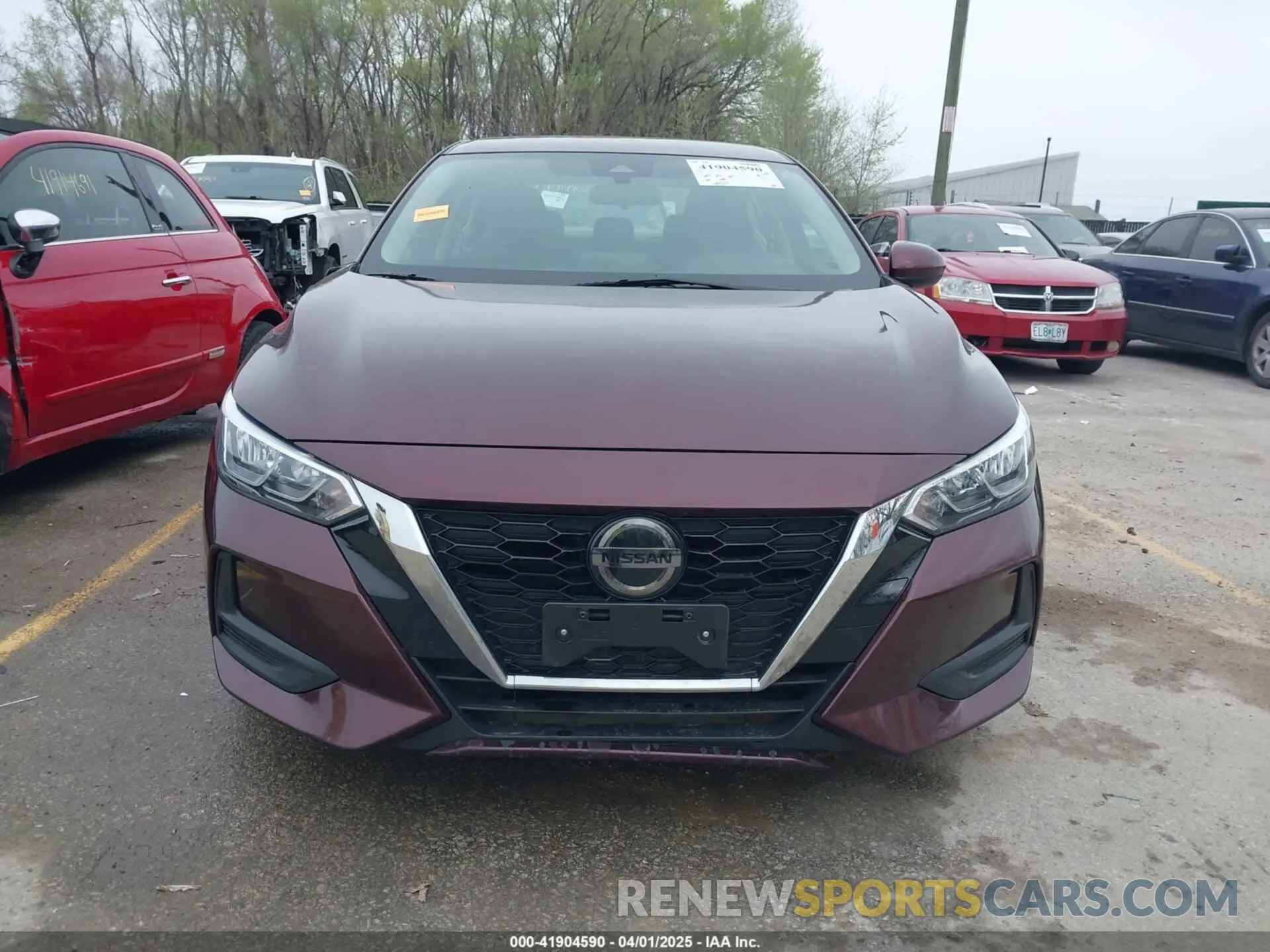 11 fotografías del automóvil dañado 3N1AB8CV1MY222453 NISSAN SENTRA 2021