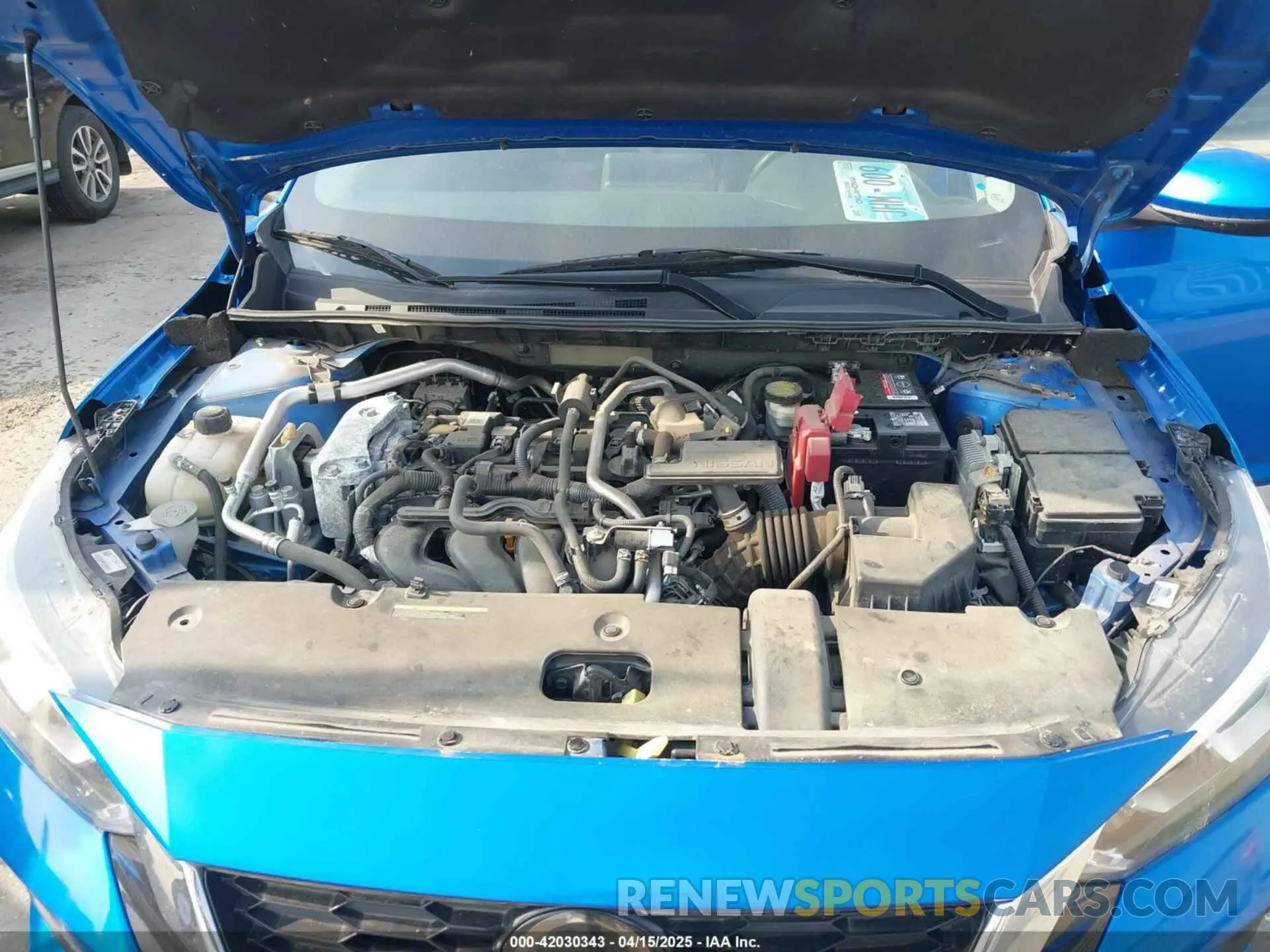10 fotografías del automóvil dañado 3N1AB8CV1MY223800 NISSAN SENTRA 2021