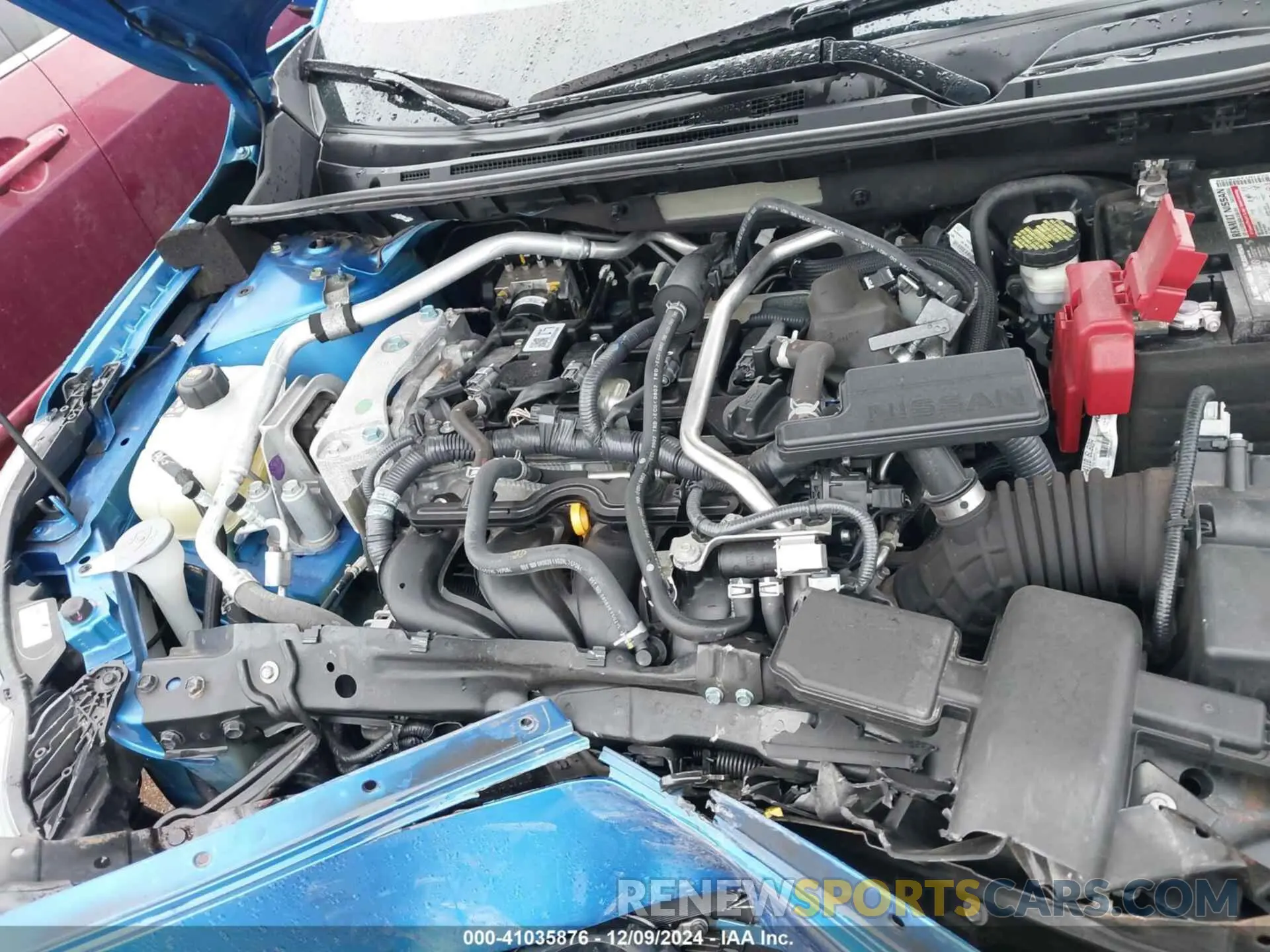 10 fotografías del automóvil dañado 3N1AB8CV1MY240435 NISSAN SENTRA 2021