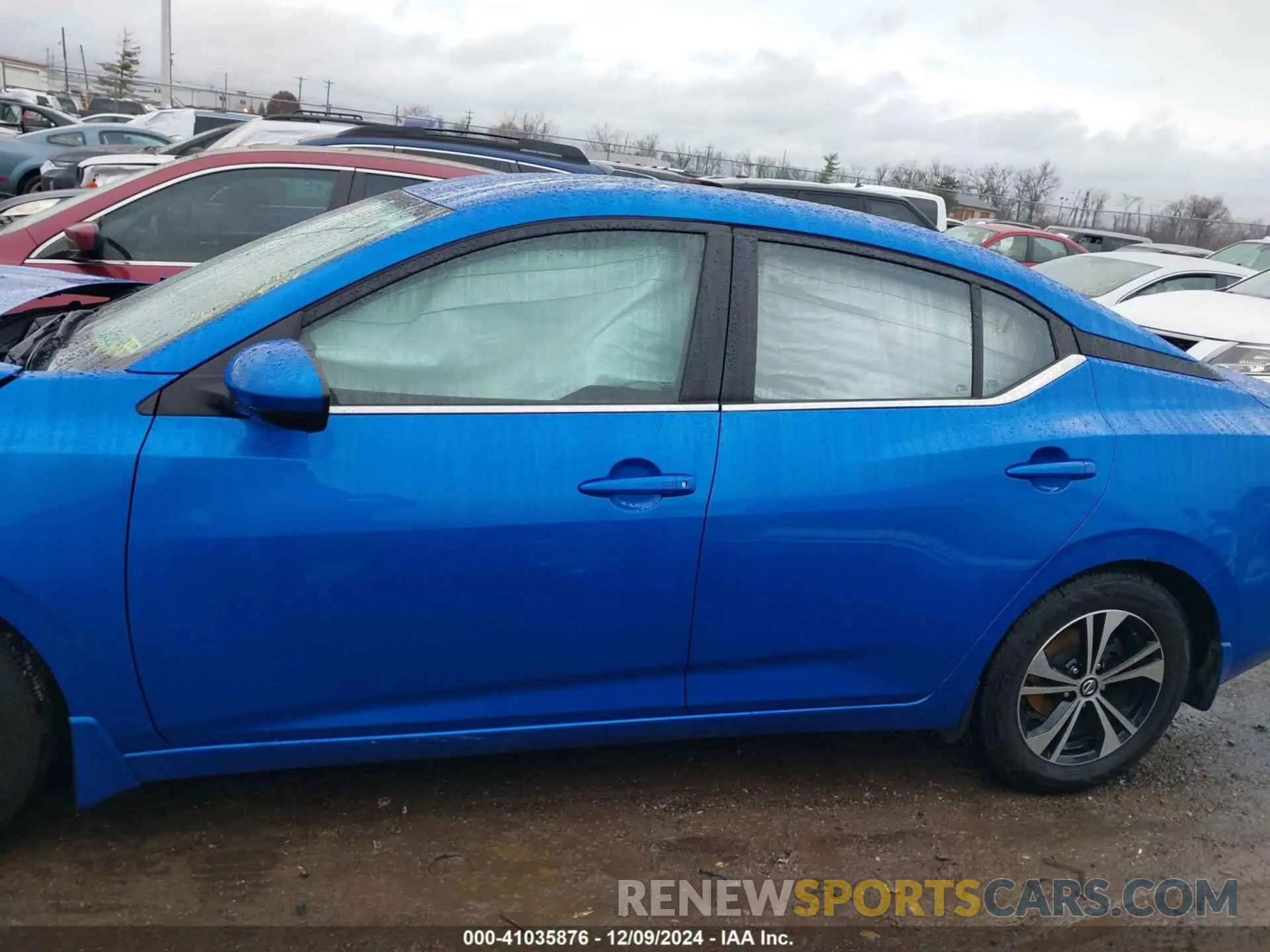 14 fotografías del automóvil dañado 3N1AB8CV1MY240435 NISSAN SENTRA 2021