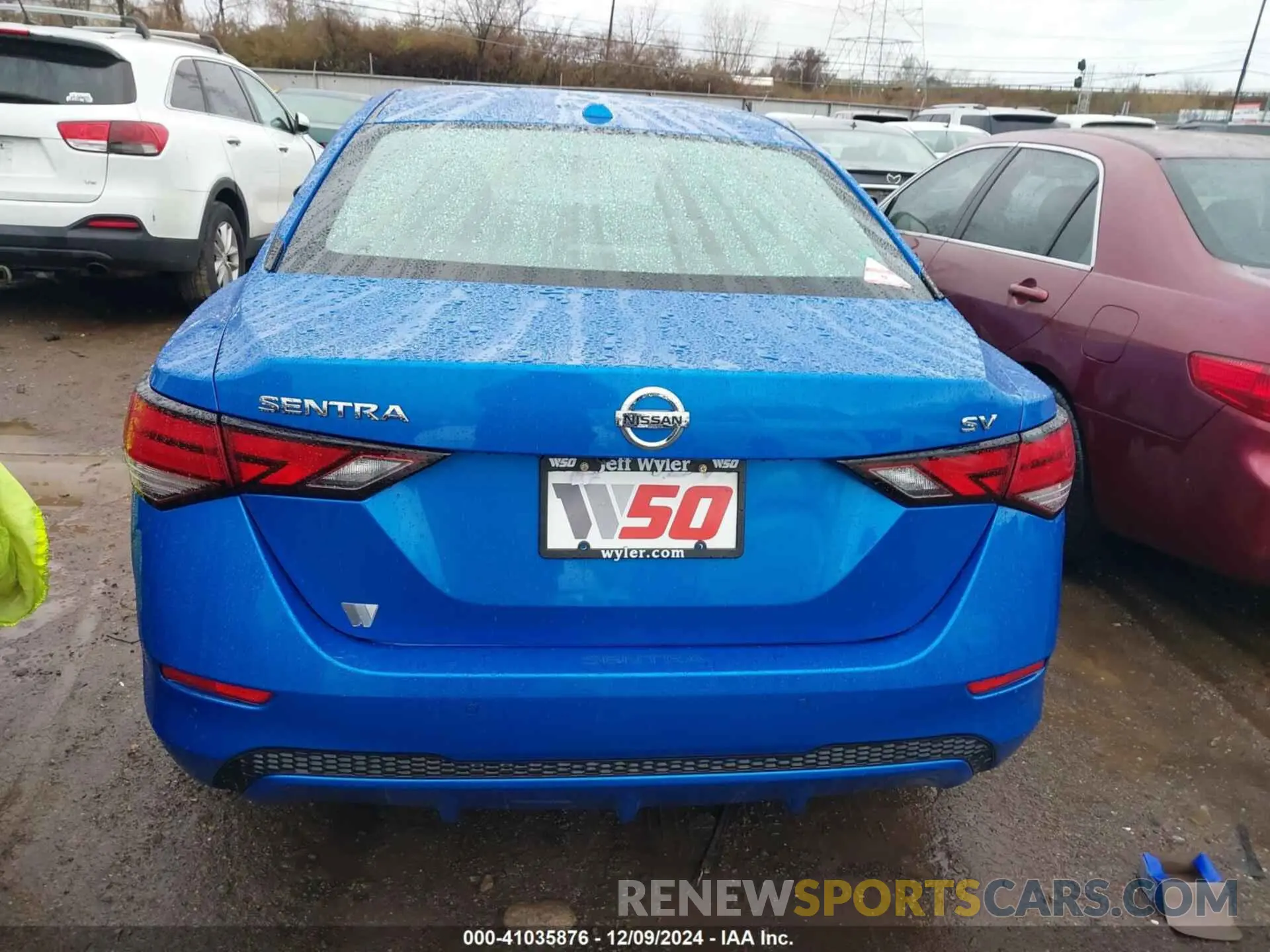 16 fotografías del automóvil dañado 3N1AB8CV1MY240435 NISSAN SENTRA 2021