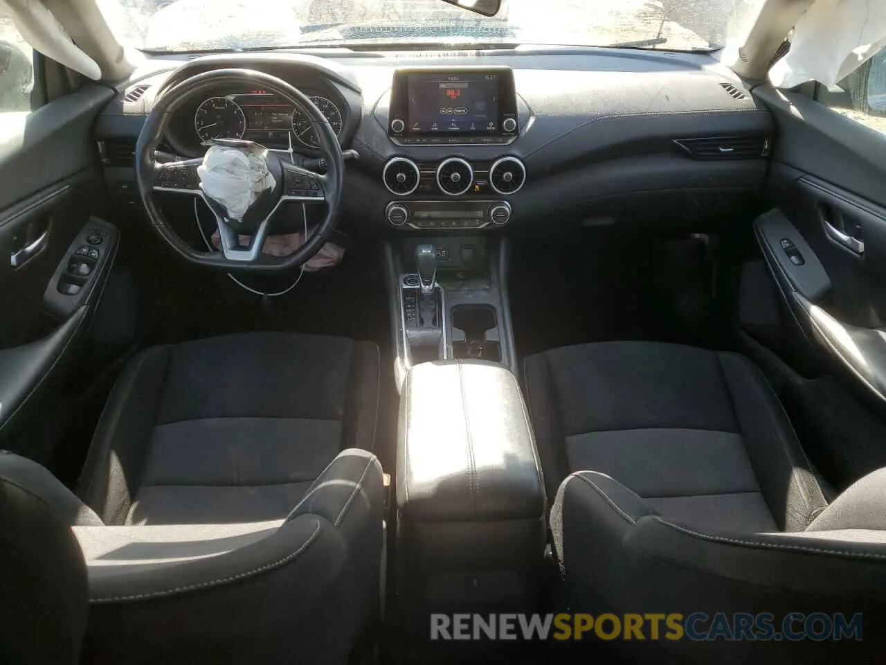 8 fotografías del automóvil dañado 3N1AB8CV1MY255548 NISSAN SENTRA 2021