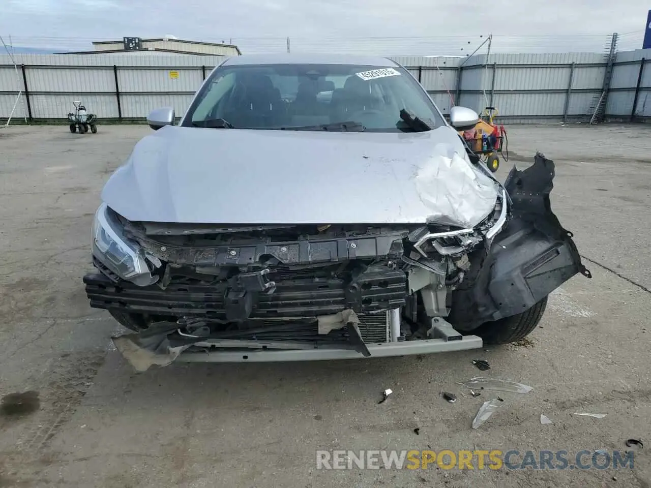5 fotografías del automóvil dañado 3N1AB8CV1MY255713 NISSAN SENTRA 2021