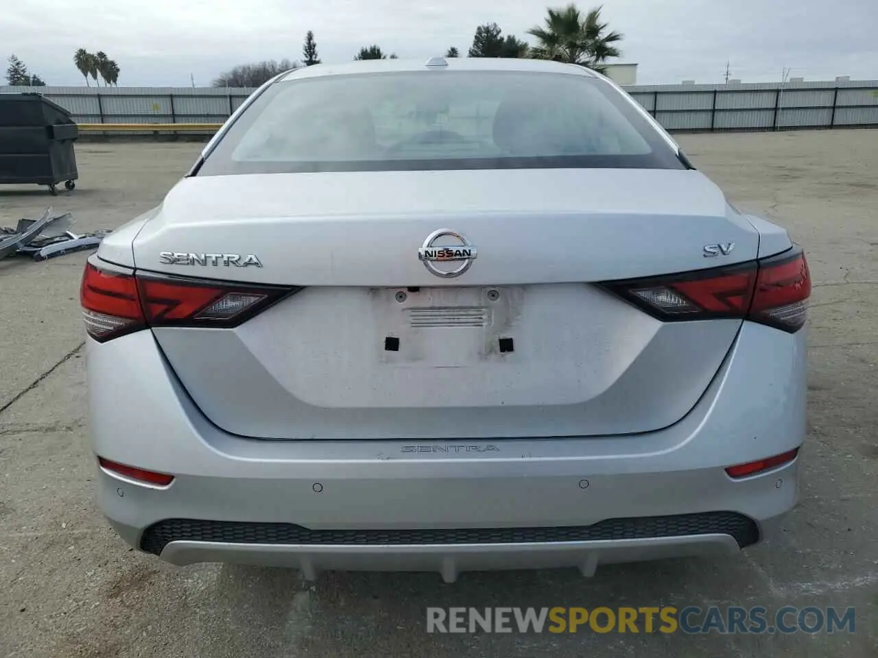 6 fotografías del automóvil dañado 3N1AB8CV1MY255713 NISSAN SENTRA 2021
