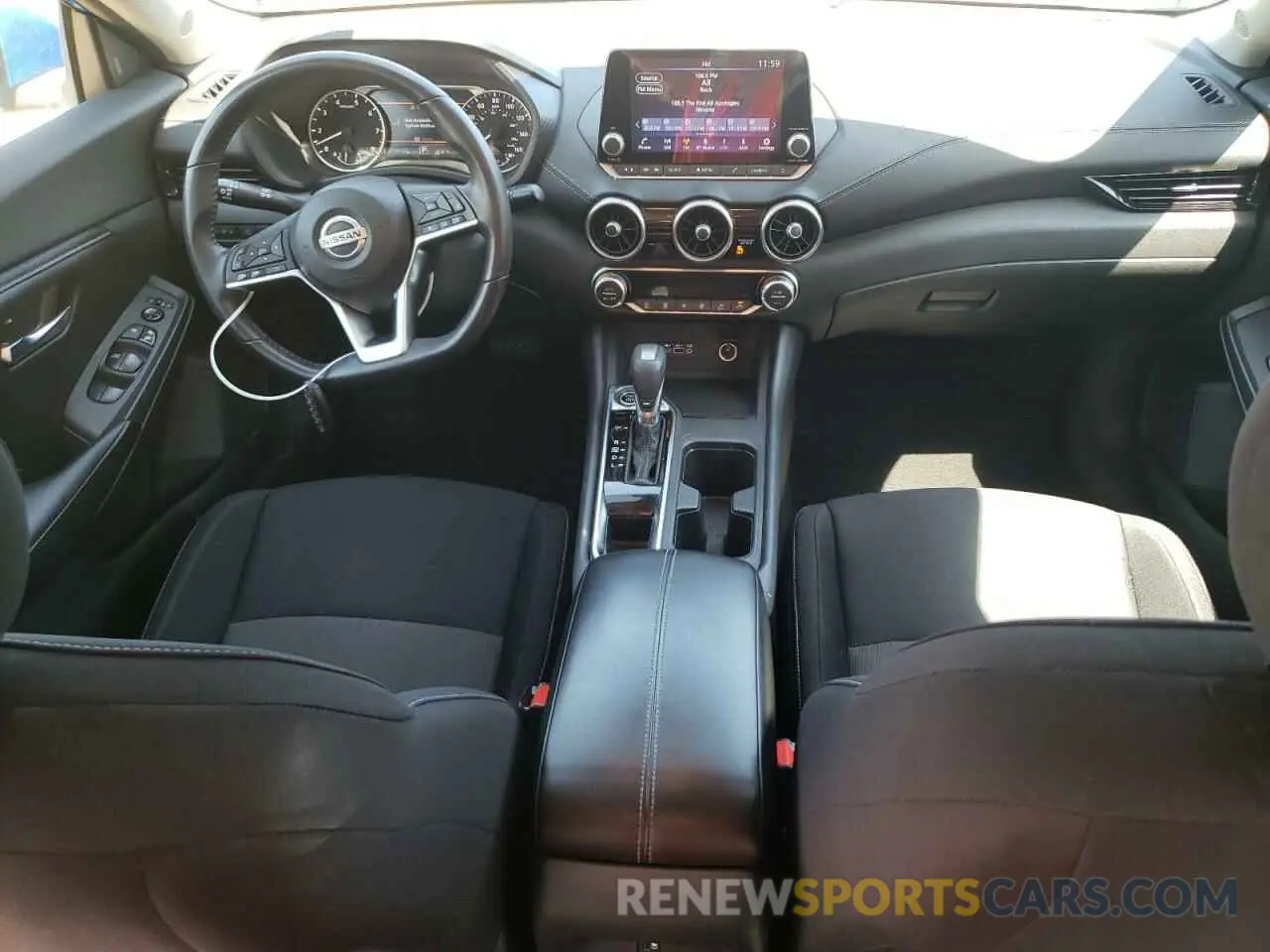 8 fotografías del automóvil dañado 3N1AB8CV1MY264685 NISSAN SENTRA 2021