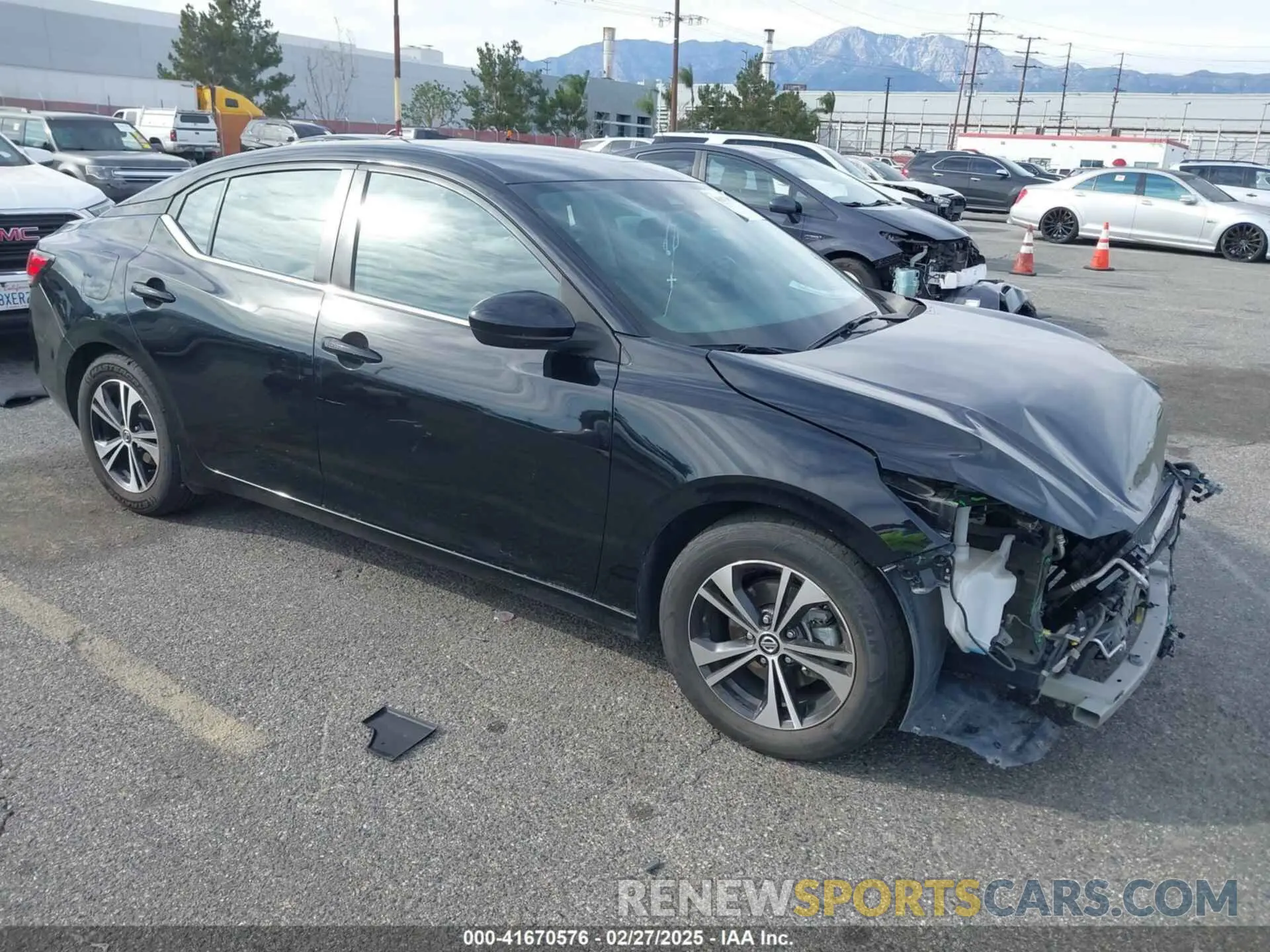 1 fotografías del automóvil dañado 3N1AB8CV1MY274102 NISSAN SENTRA 2021