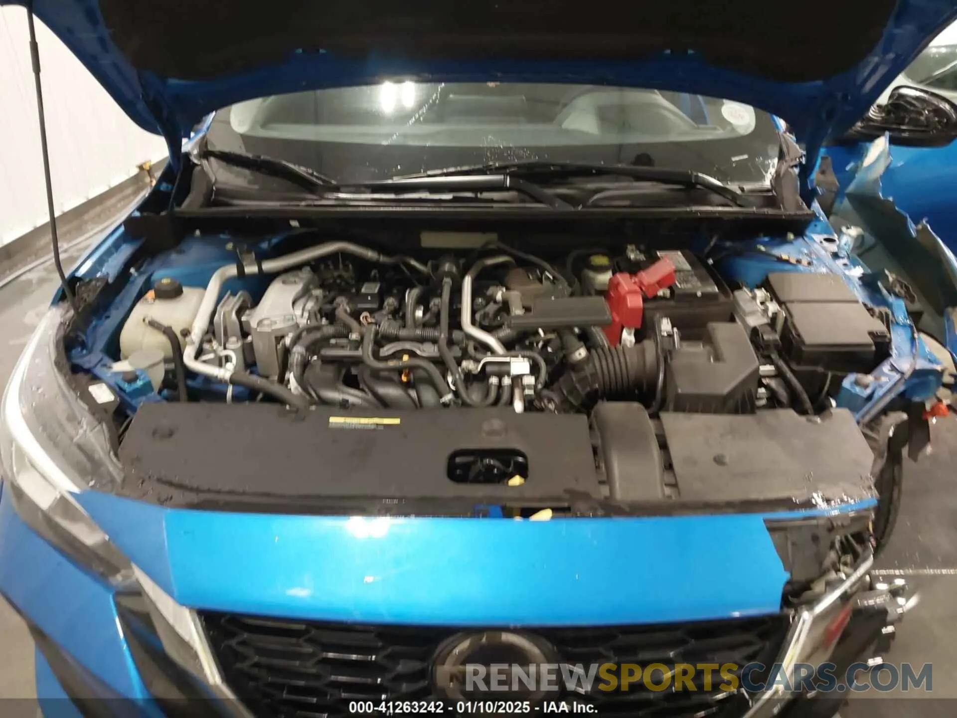10 fotografías del automóvil dañado 3N1AB8CV1MY296567 NISSAN SENTRA 2021