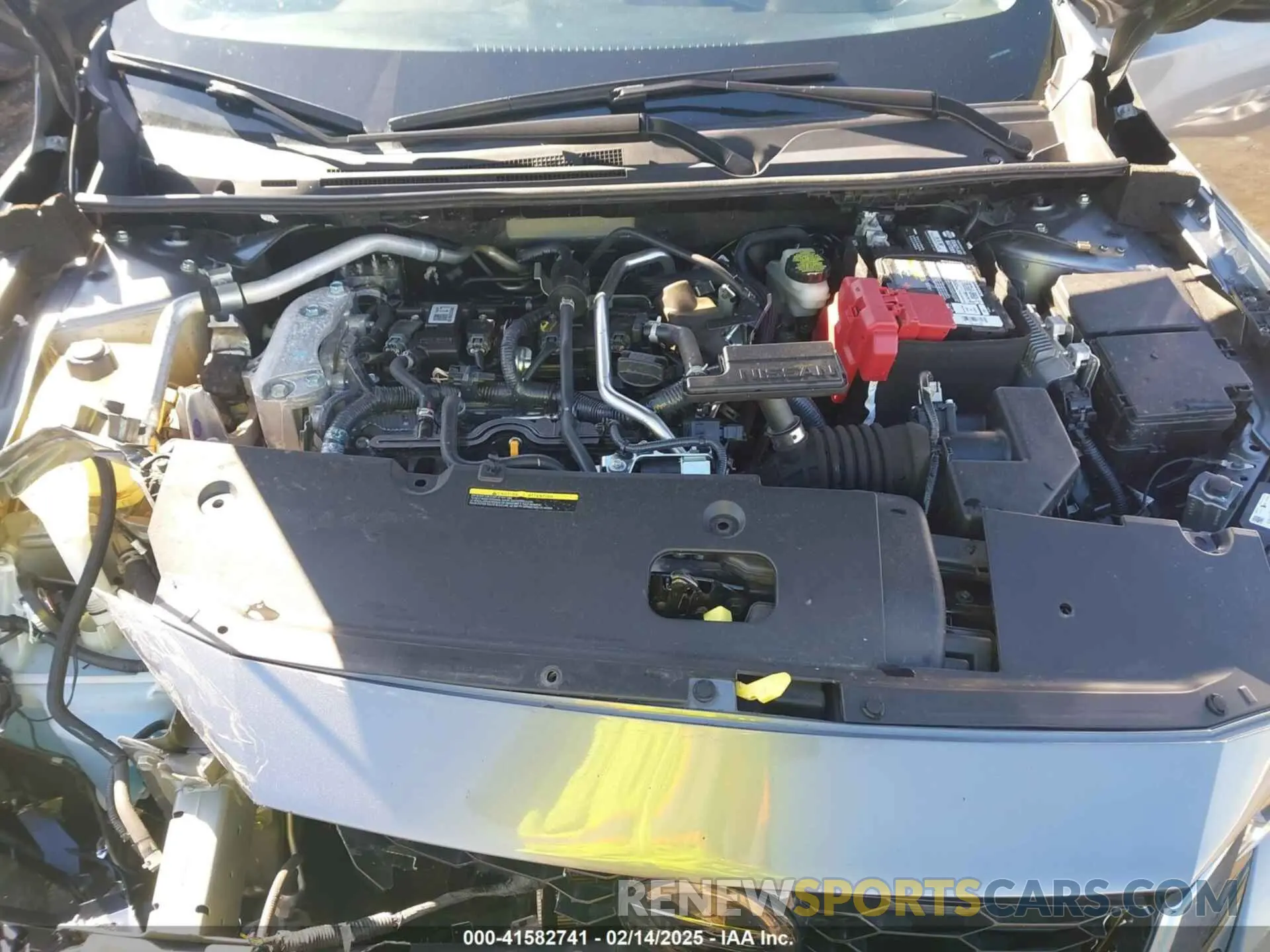 10 fotografías del automóvil dañado 3N1AB8CV1MY298058 NISSAN SENTRA 2021