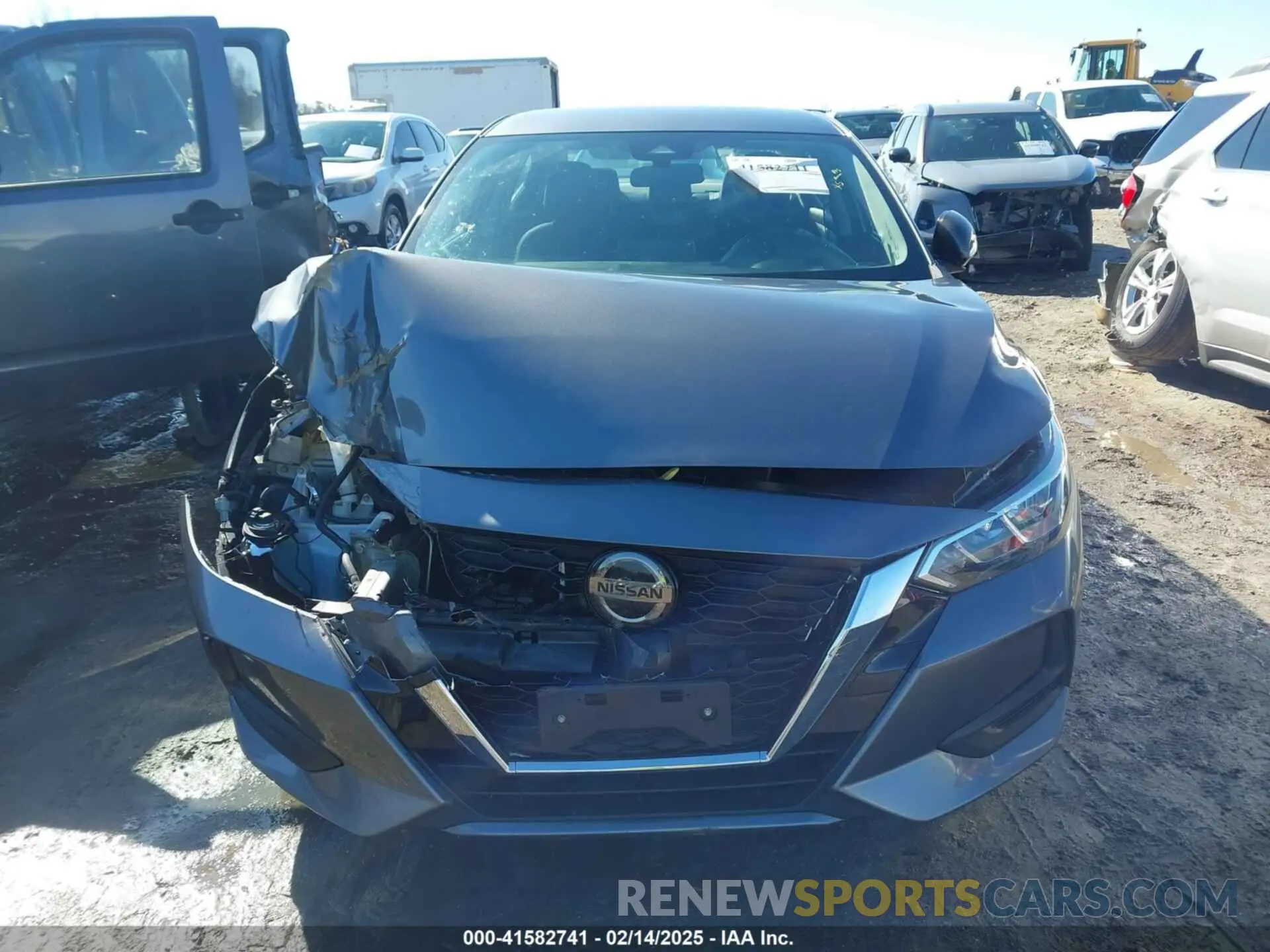 12 fotografías del automóvil dañado 3N1AB8CV1MY298058 NISSAN SENTRA 2021