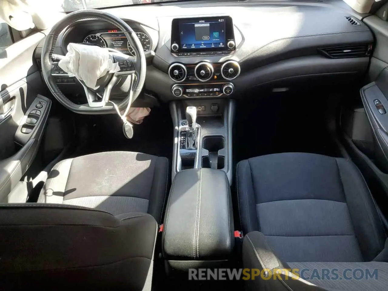 8 fotografías del automóvil dañado 3N1AB8CV1MY313707 NISSAN SENTRA 2021