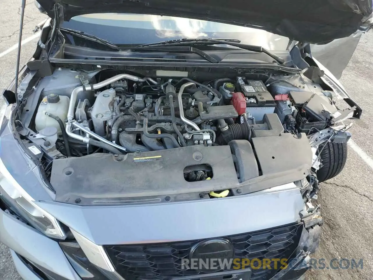 11 fotografías del automóvil dañado 3N1AB8CV1MY317093 NISSAN SENTRA 2021