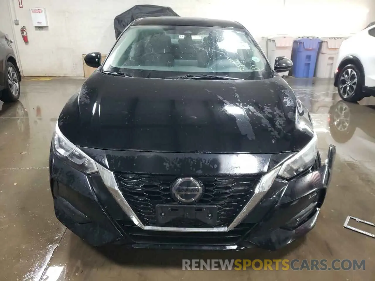 5 fotografías del automóvil dañado 3N1AB8CV1MY329809 NISSAN SENTRA 2021