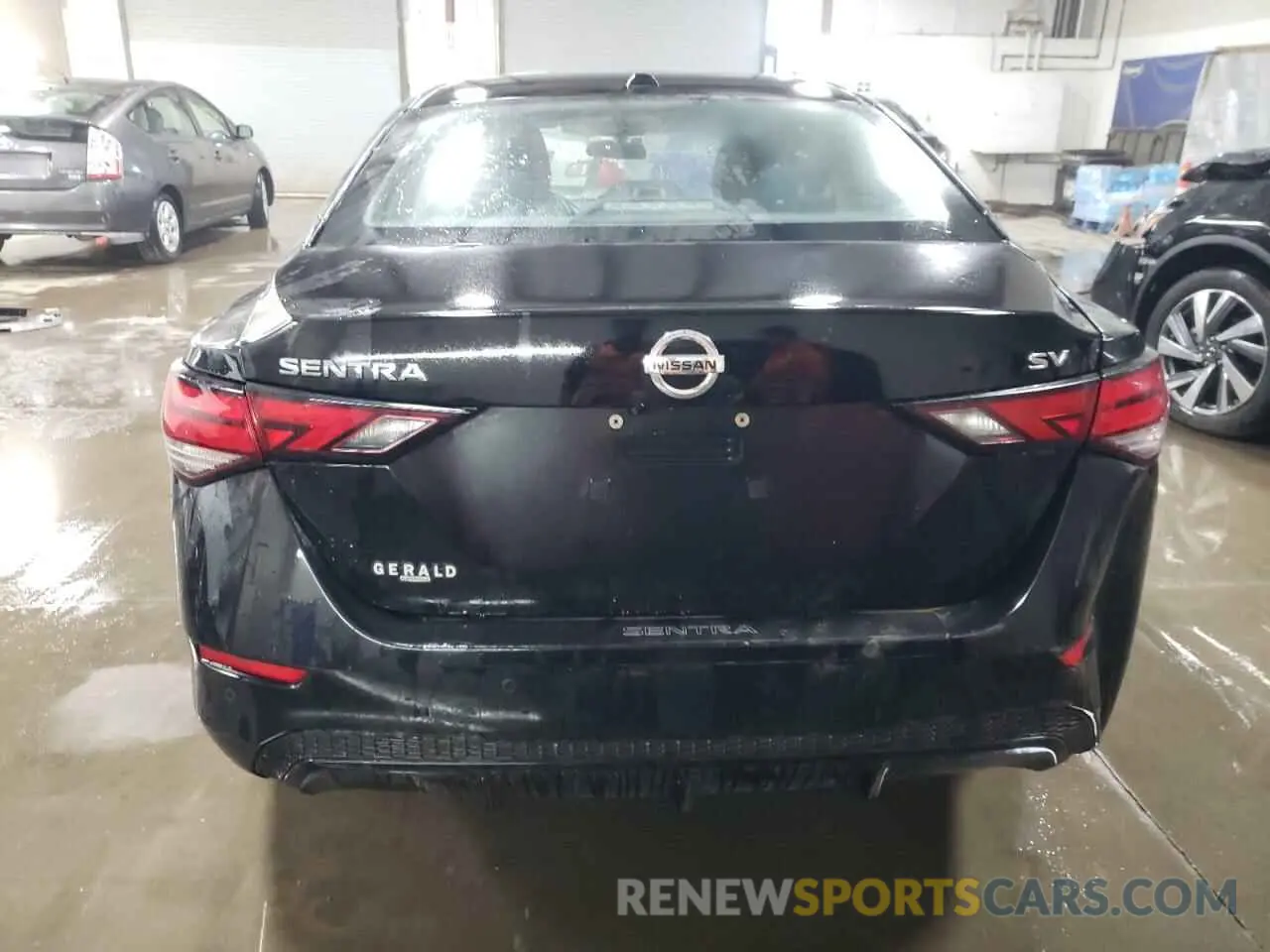 6 fotografías del automóvil dañado 3N1AB8CV1MY329809 NISSAN SENTRA 2021