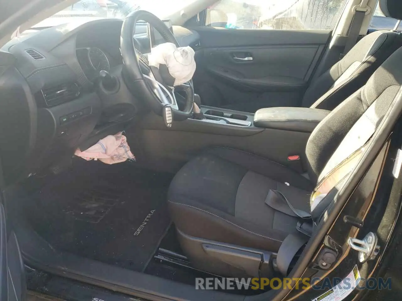 7 fotografías del automóvil dañado 3N1AB8CV1MY329809 NISSAN SENTRA 2021