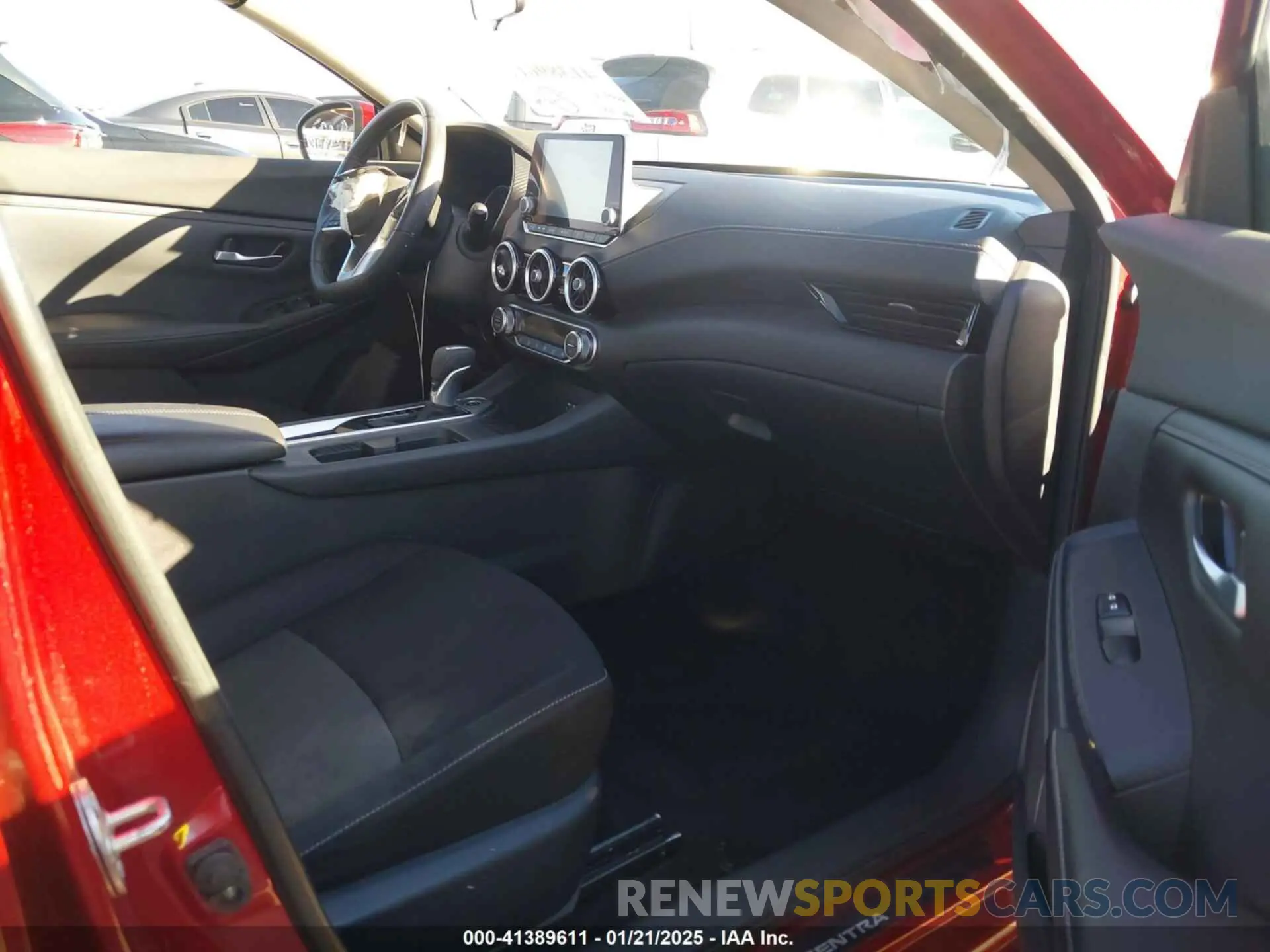 5 fotografías del automóvil dañado 3N1AB8CV1MY330510 NISSAN SENTRA 2021