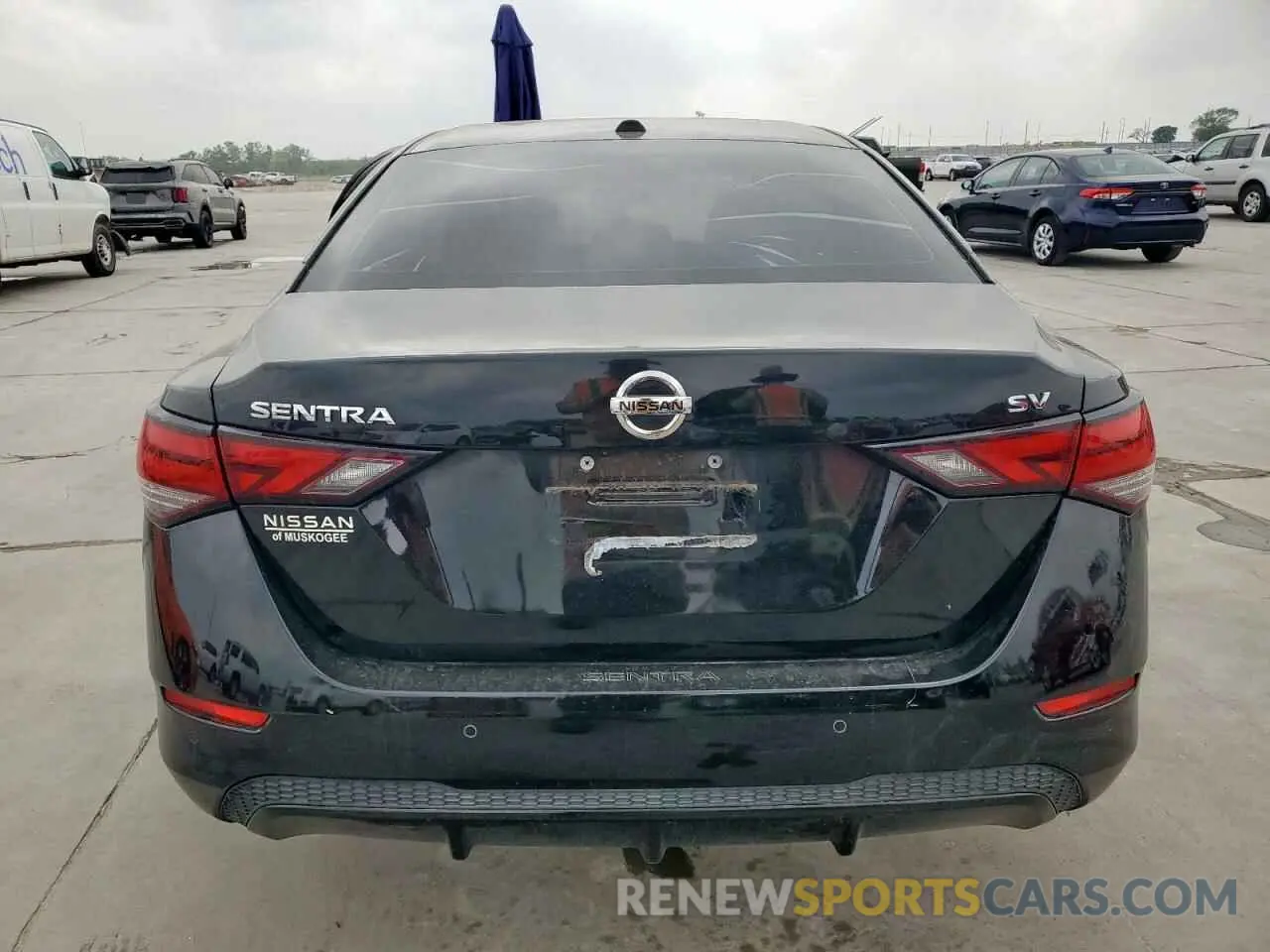 6 fotografías del automóvil dañado 3N1AB8CV2MY202809 NISSAN SENTRA 2021
