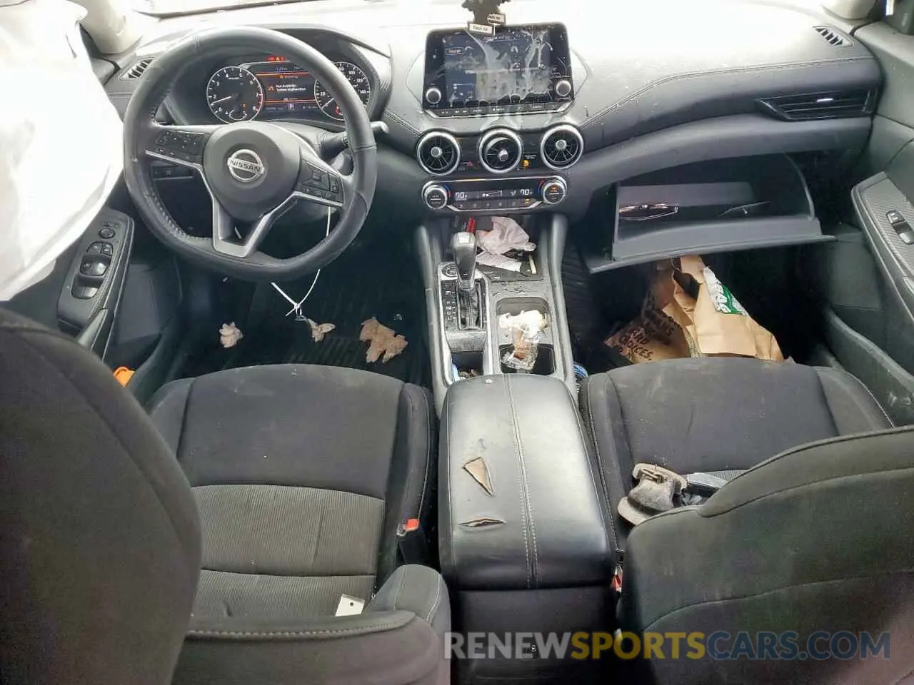 8 fotografías del automóvil dañado 3N1AB8CV2MY202809 NISSAN SENTRA 2021