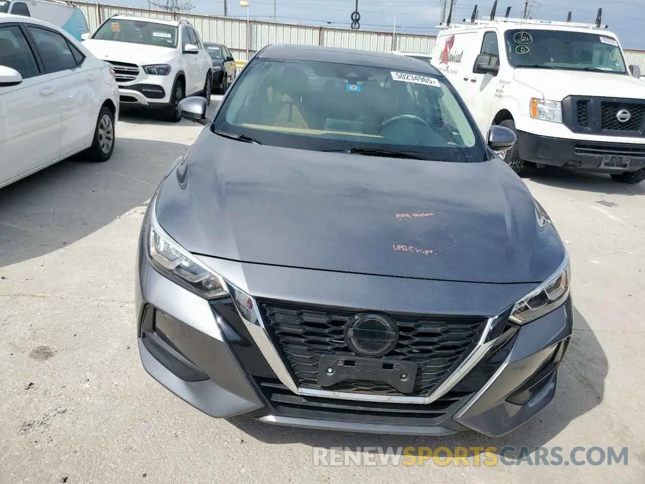 5 fotografías del automóvil dañado 3N1AB8CV2MY206679 NISSAN SENTRA 2021