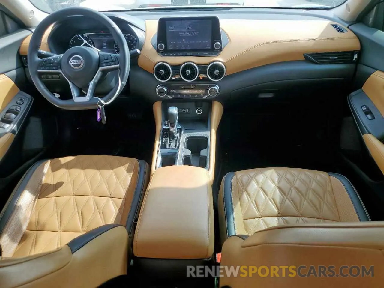 8 fotografías del automóvil dañado 3N1AB8CV2MY206679 NISSAN SENTRA 2021
